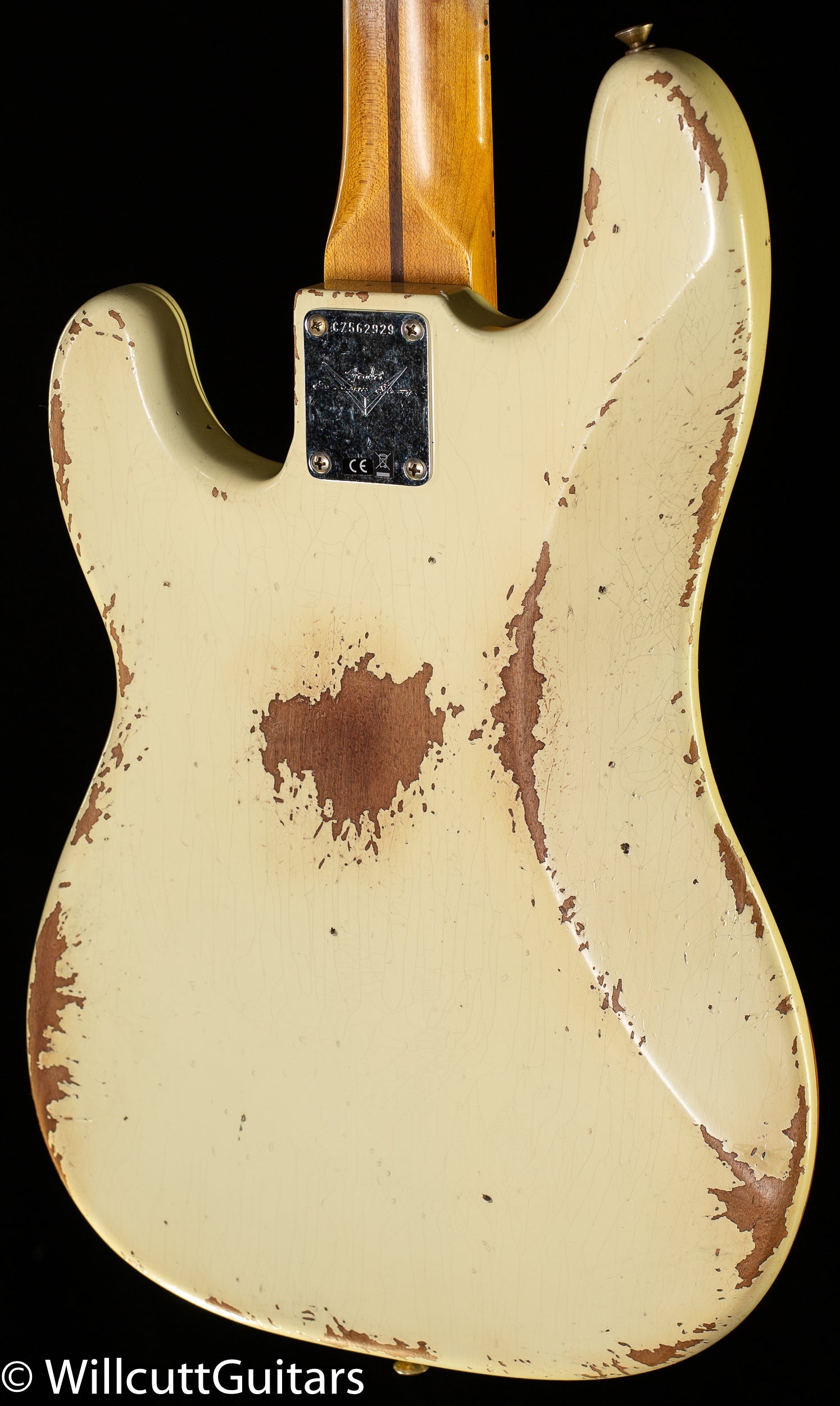 Fender Custom Shop 1958 Precision Bass Heavy Relic Vintage White (929)
