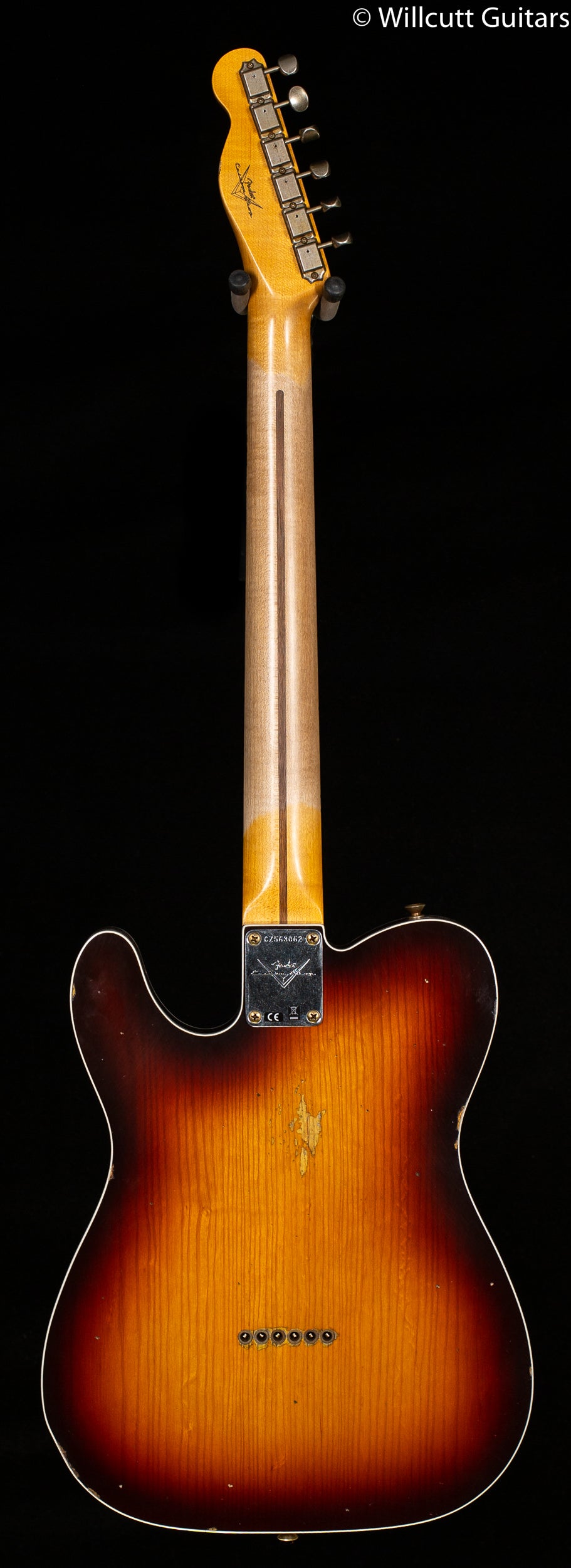 Fender Custom Shop 1959 Telecaster Custom Relic Wide-Fade Chocolate Sunburst (062)