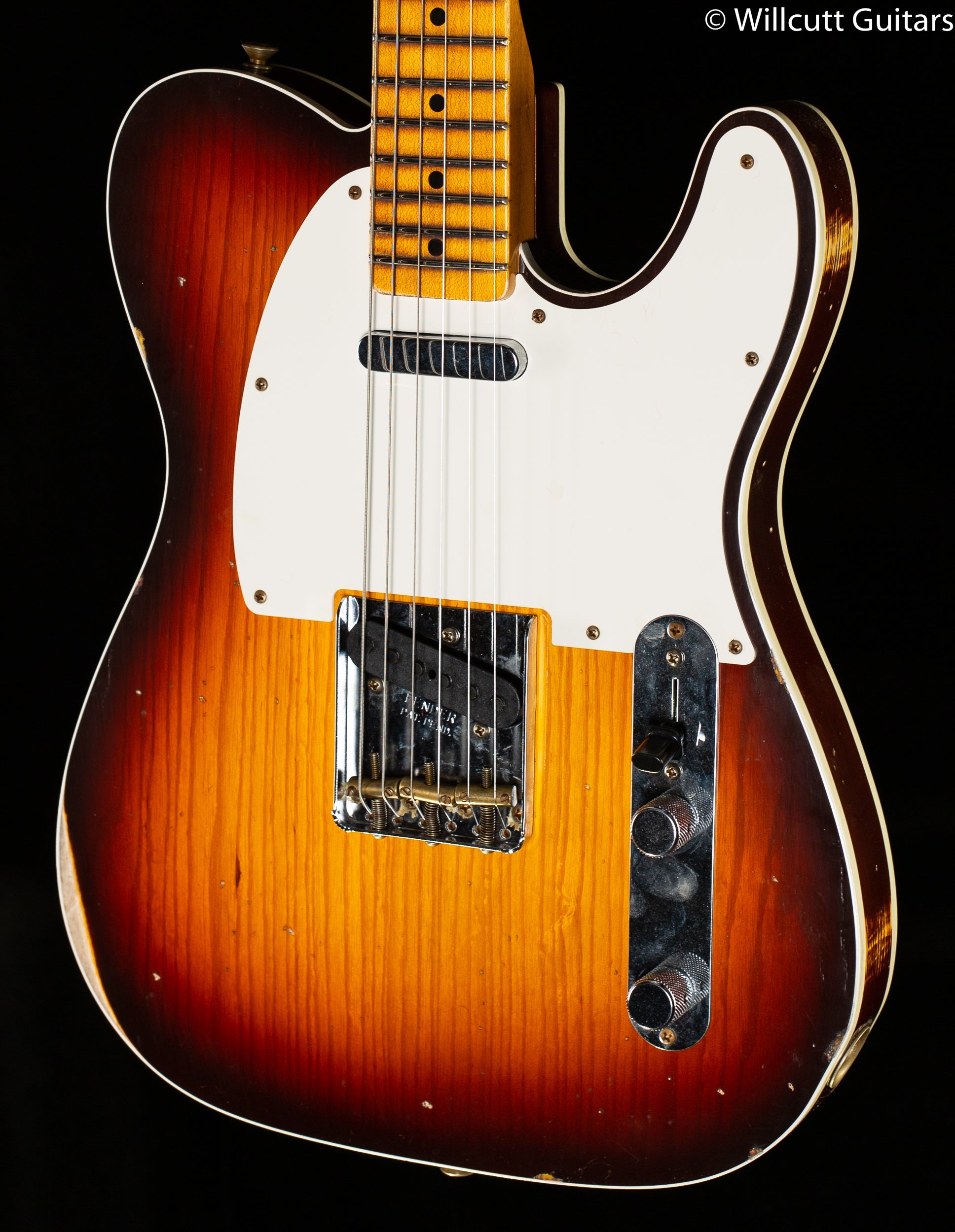 Fender Custom Shop 1959 Telecaster Custom Relic Wide-Fade Chocolate Sunburst (062)
