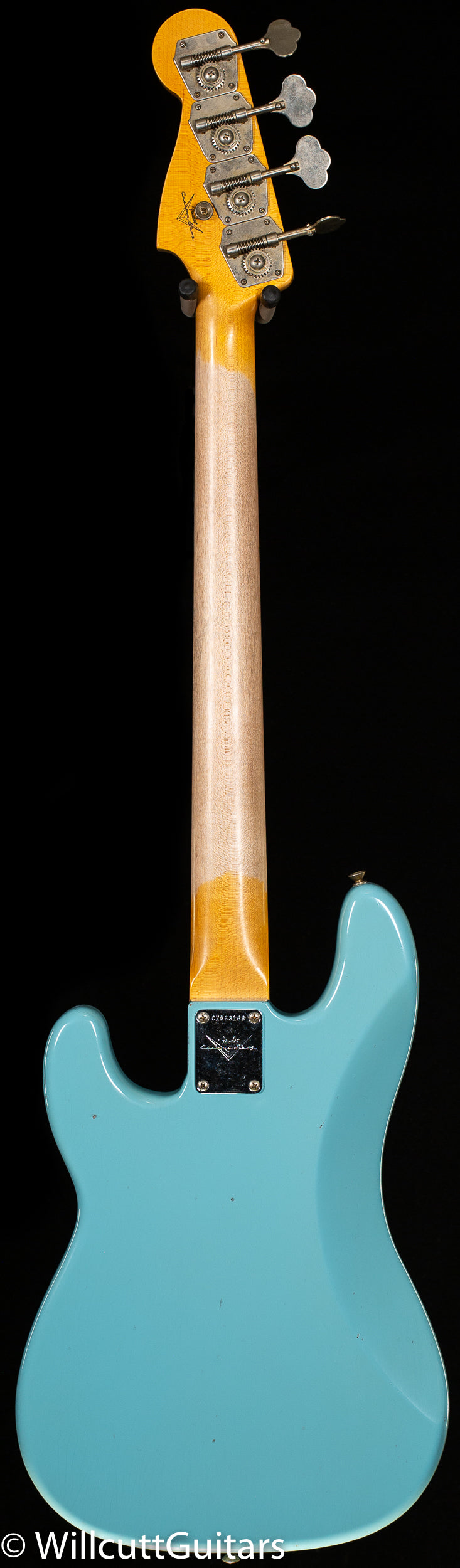 Fender Custom Shop 1963 Precision Bass Journeyman Relic Aged Daphne Blue (163)