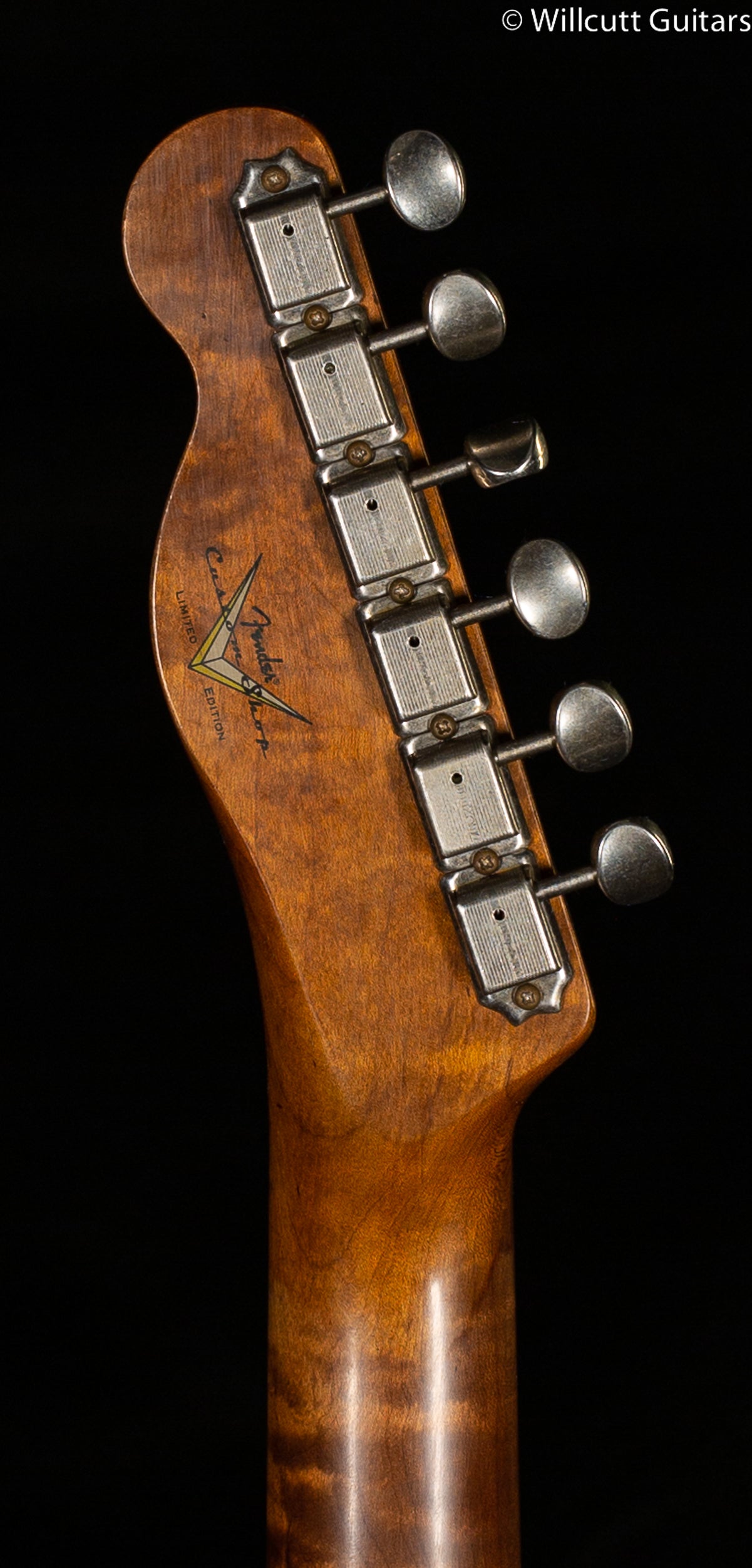 Fender Custom Shop Limited Edition HS Tele Custom Relic Aged Charcoal Frost Metallic (174)
