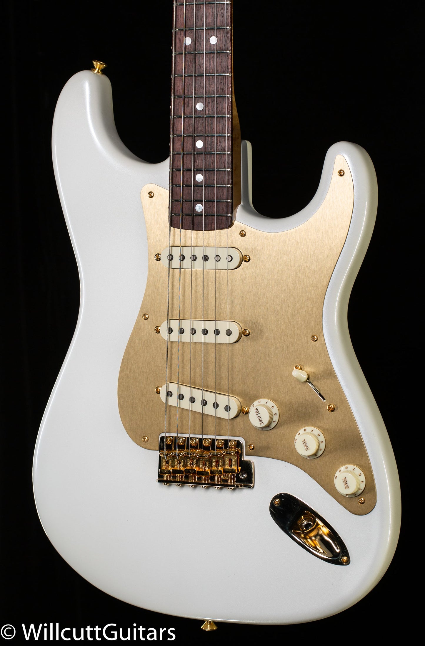 Fender Custom Shop Limited Edition 75th Anniversary Stratocaster NOS Diamond White Pearl (306)