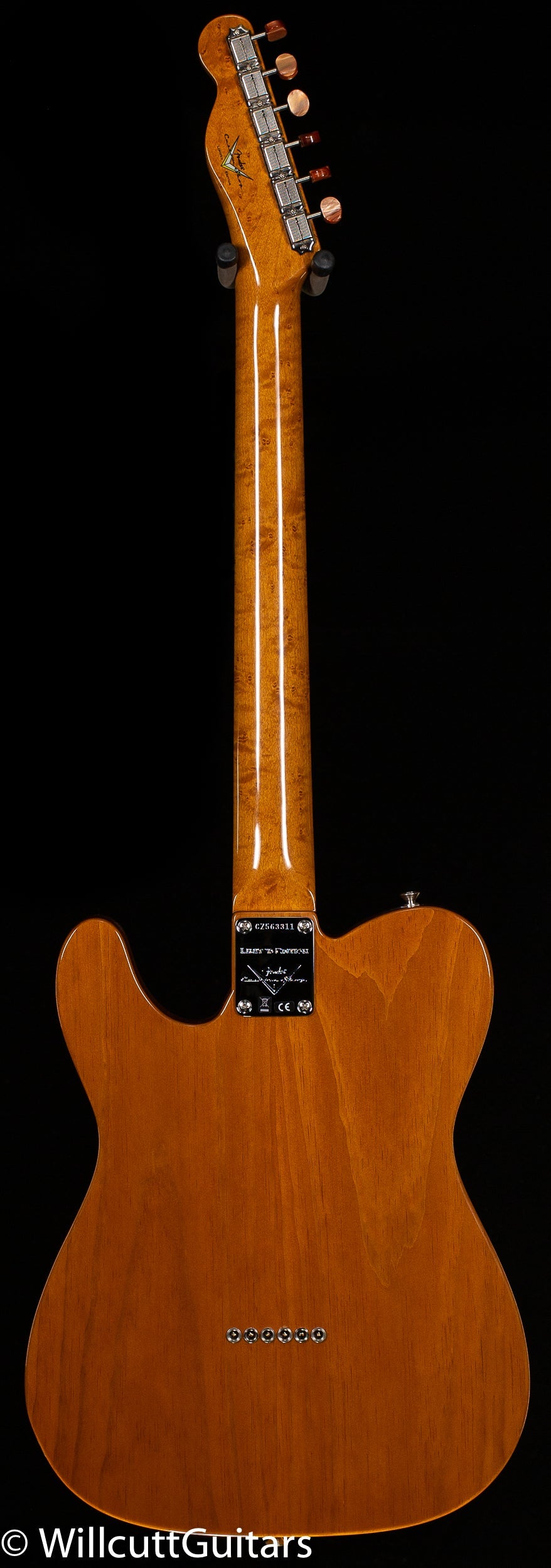 Fender Custom Shop Artisan Knotty Pine Tele Thinline AAA Rosewood Fingerboard Aged Natural (311)
