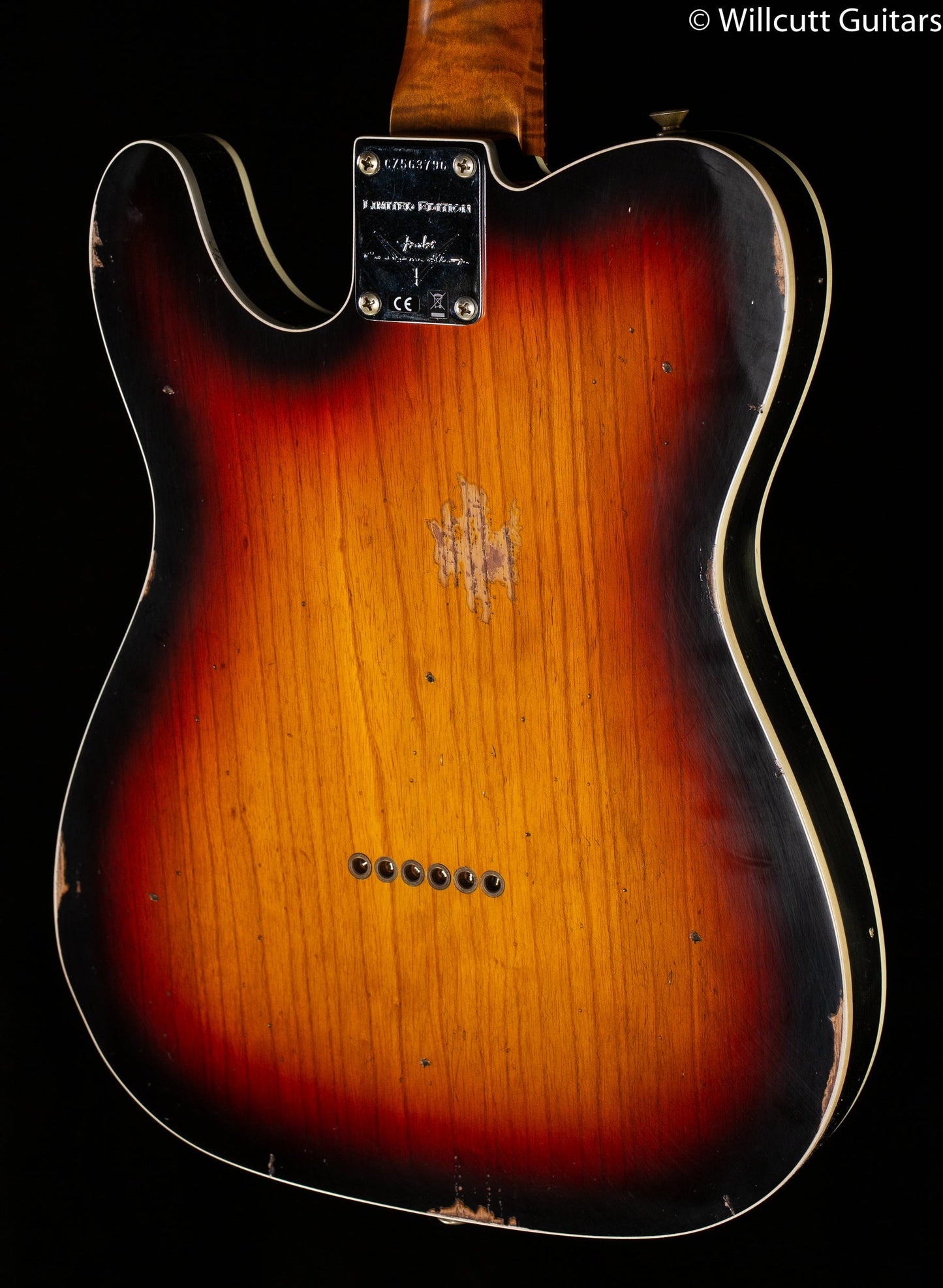 Fender Custom Shop Limited Edition HS Telecaster Custom Relic 3-Color Sunburst (796)