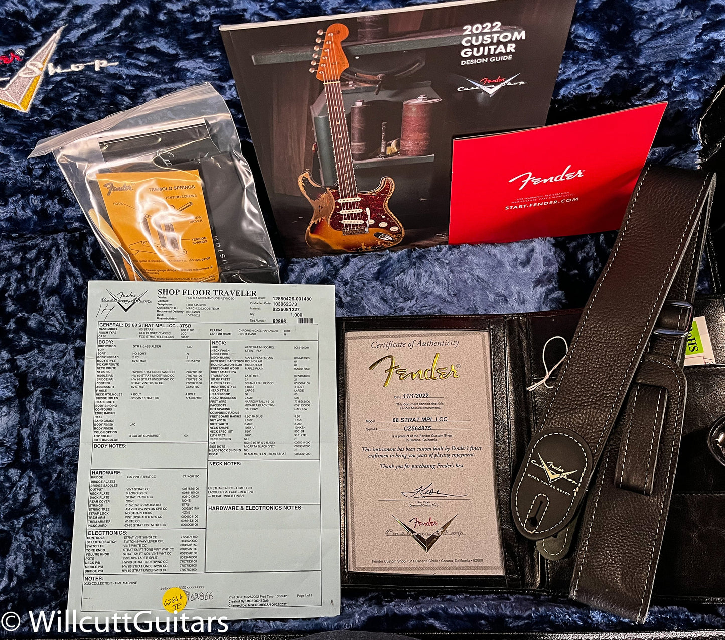 Fender Custom Shop 1968 Stratocaster DLX Closet Classic 3-Color Sunburst (875)