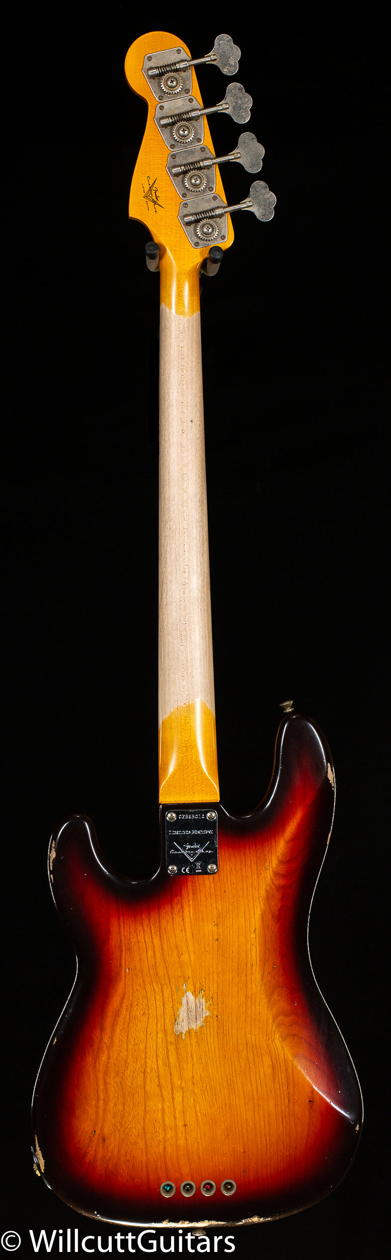 Fender Custom Shop Limited Edition 1959 Precision Bass Special Relic, Quartersawn Maple Neck, Chocolate 3-Color Sunburst (010)