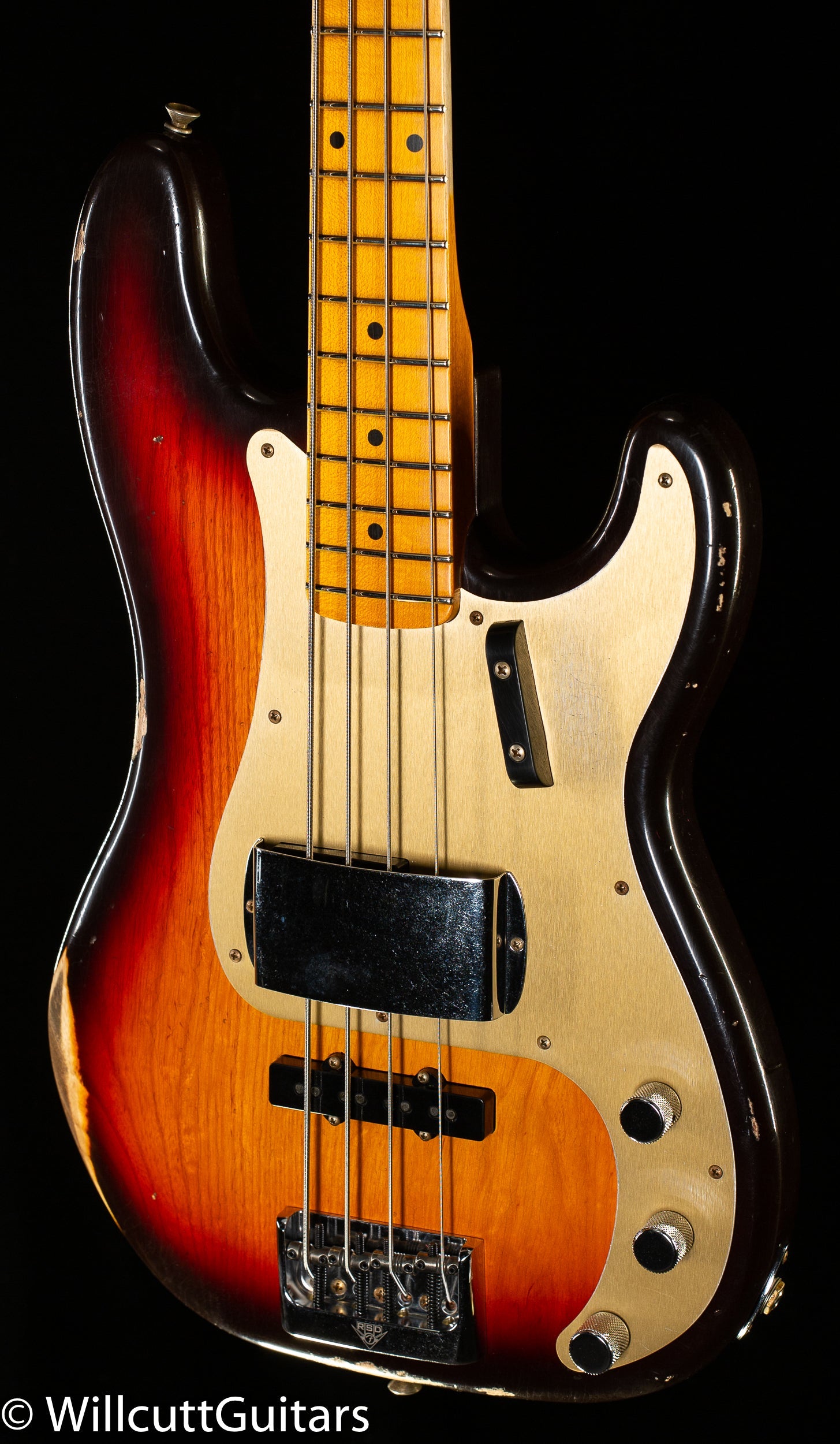 Fender Custom Shop Limited Edition 1959 Precision Bass Special Relic, Quartersawn Maple Neck, Chocolate 3-Color Sunburst (010)
