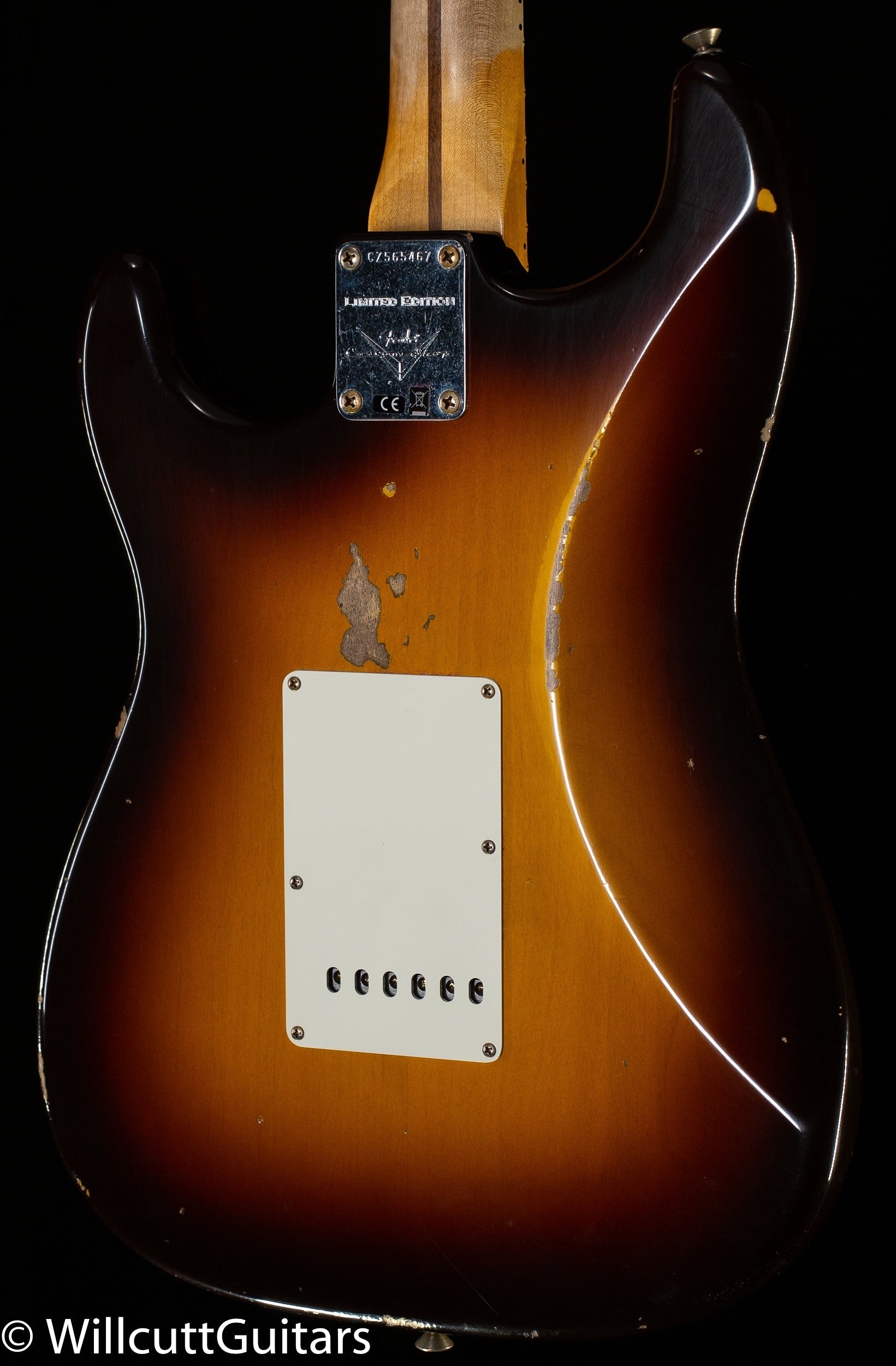 Fender Custom Shop LTD Fat '50s Strat Relic Wide Fade Chocolate 2-Tone Sunburst (467)