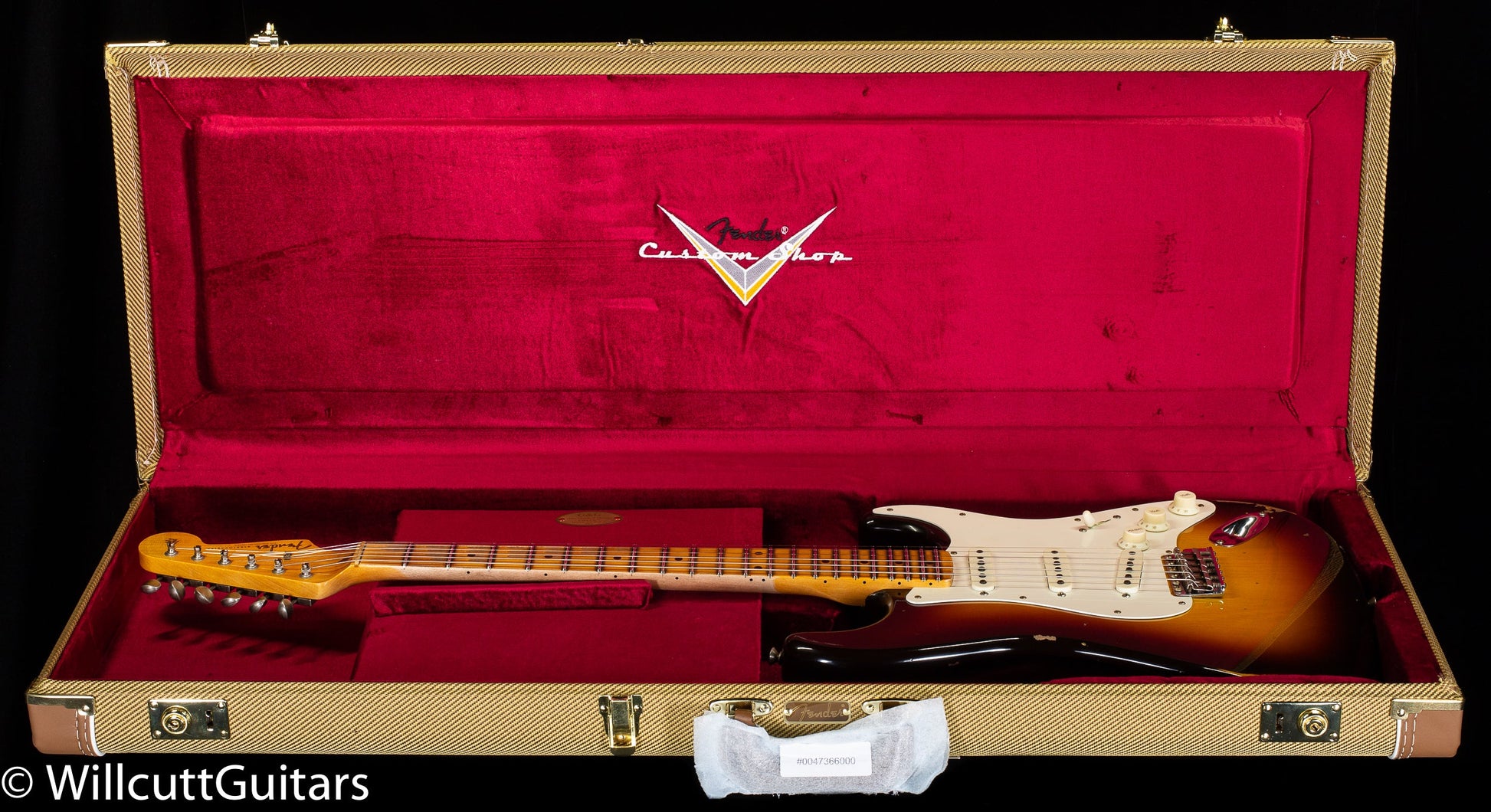 Fender Custom Shop LTD Fat '50s Strat Relic Wide Fade Chocolate 2-Tone Sunburst (467)