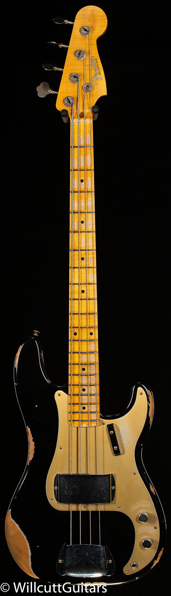 Fender Custom Shop 1958 Precision Bass Heavy Relic Aged Black (579)