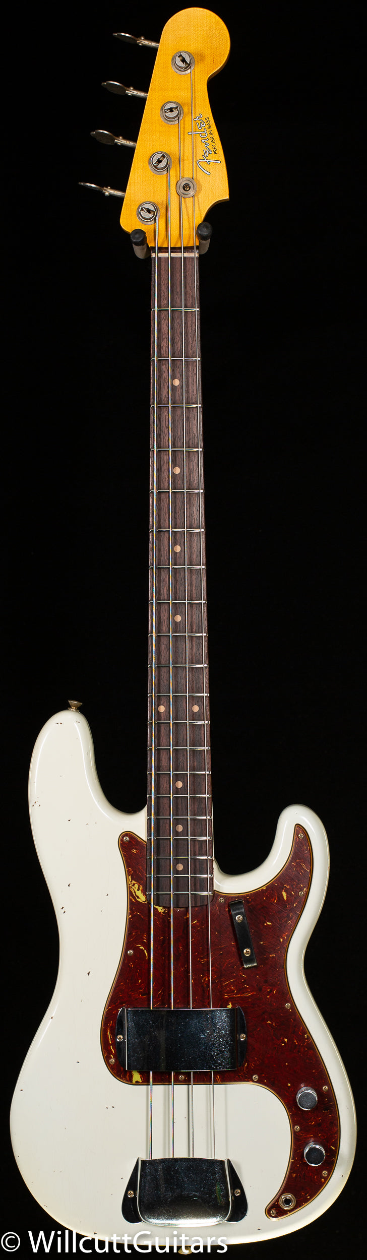 Fender Custom Shop 1963 Precision Bass Journeyman Relic Aged Olympic White (938)