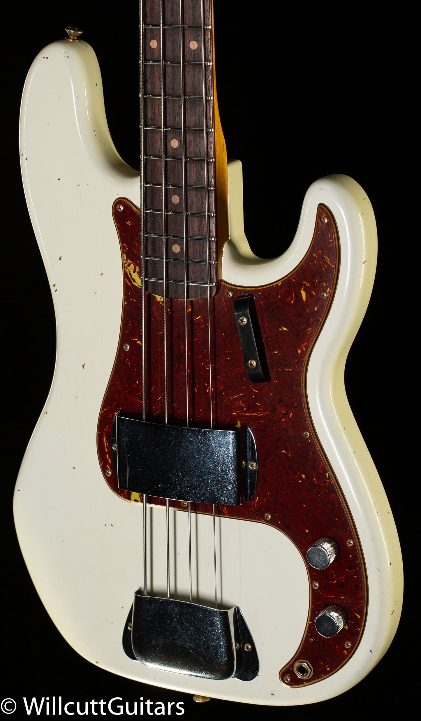 Fender Custom Shop 1963 Precision Bass Journeyman Relic Aged Olympic White (938)