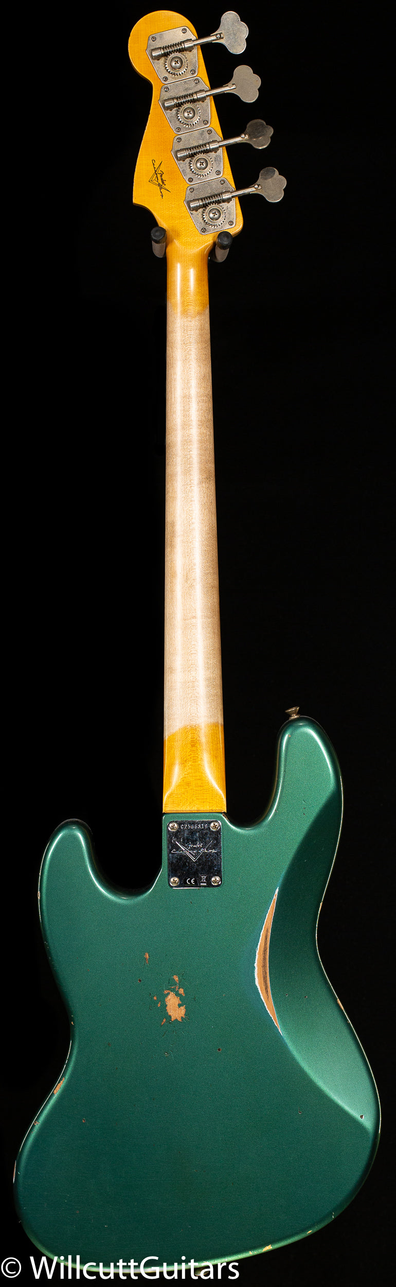 Fender Custom Shop 1962 Jazz Bass Relic Aged Sherwood Green Metallic (319)