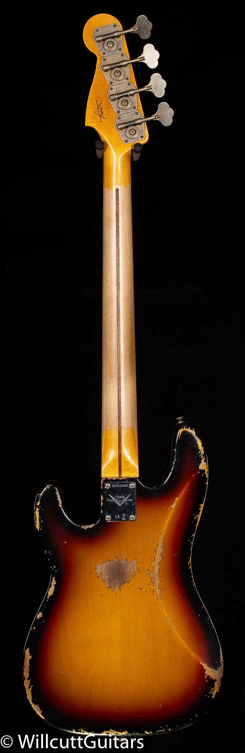 Fender Custom Shop 1958 Precision Bass Heavy Relic 3-Tone Sunburst (339)