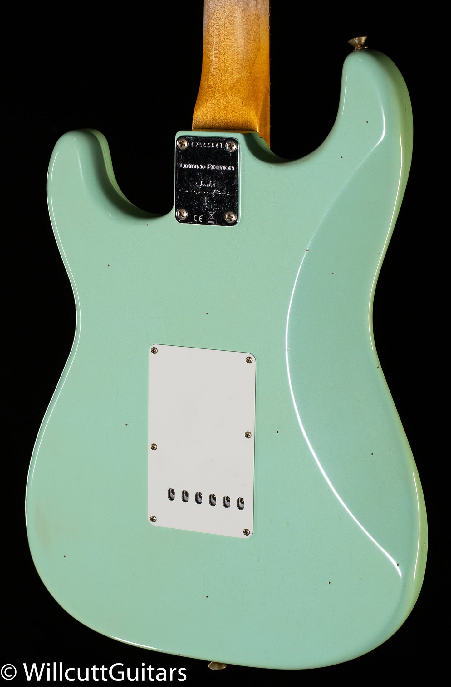 Fender Custom Shop 1960 Stratocaster Journeyman Relic Faded Aged Surf Green (641)