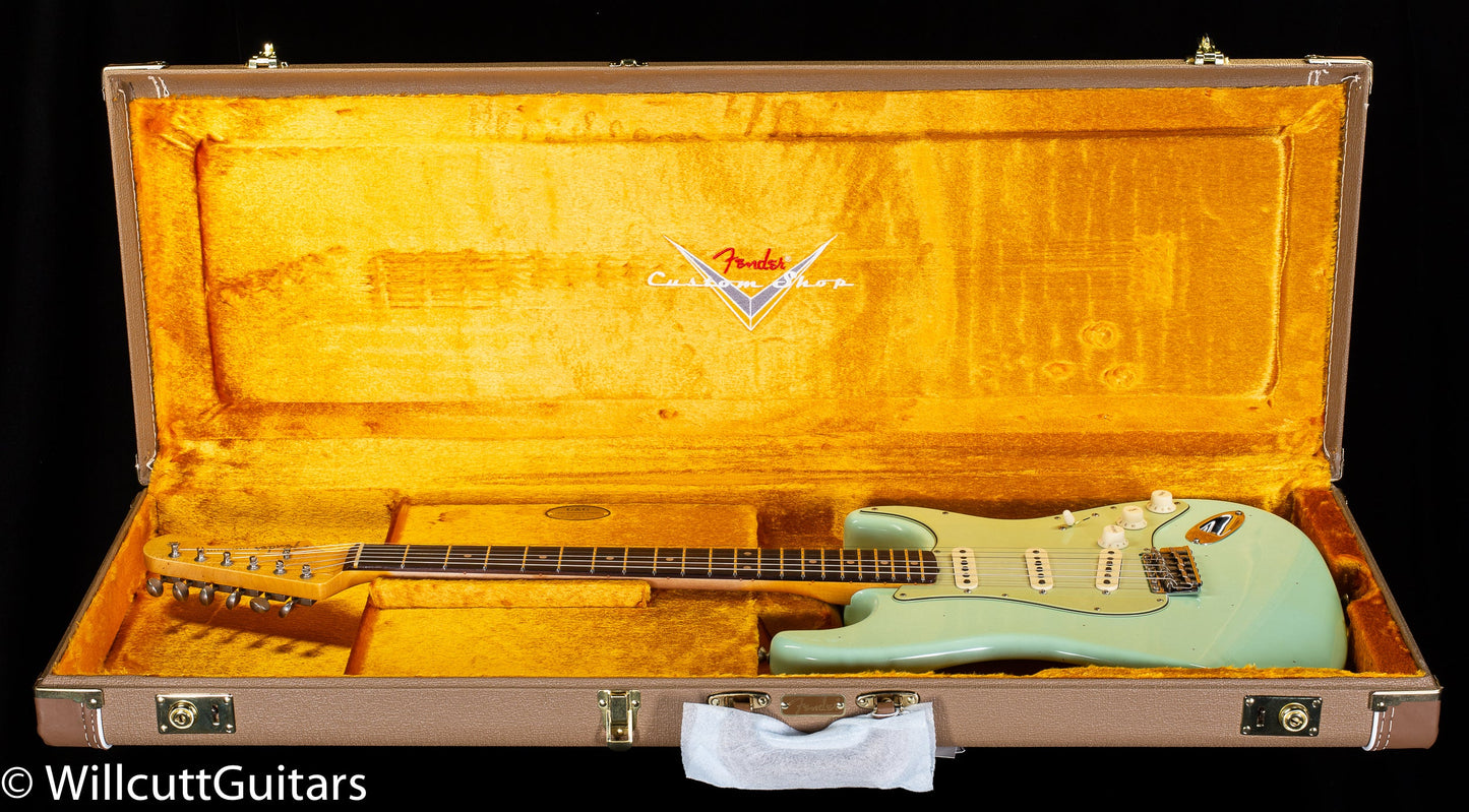 Fender Custom Shop 1960 Stratocaster Journeyman Relic Faded Aged Surf Green (641)