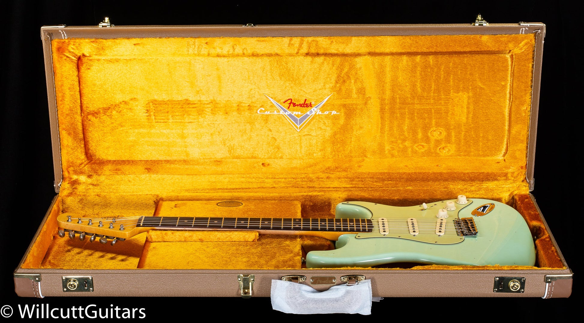 Fender Custom Shop 1960 Stratocaster Journeyman Relic Faded Aged Surf Green (641)