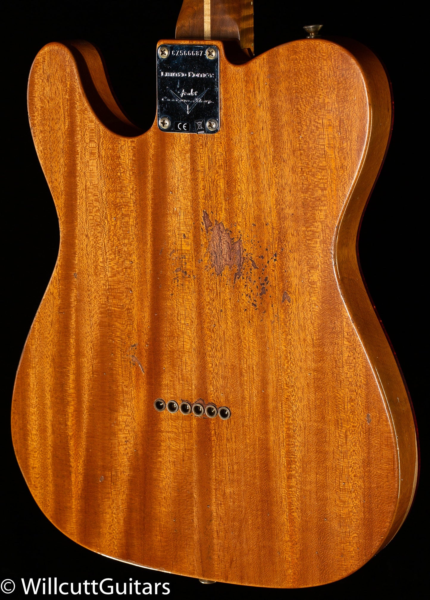 Fender Custom Shop LTD P90 Thinline Telecaster Relic Black (687)