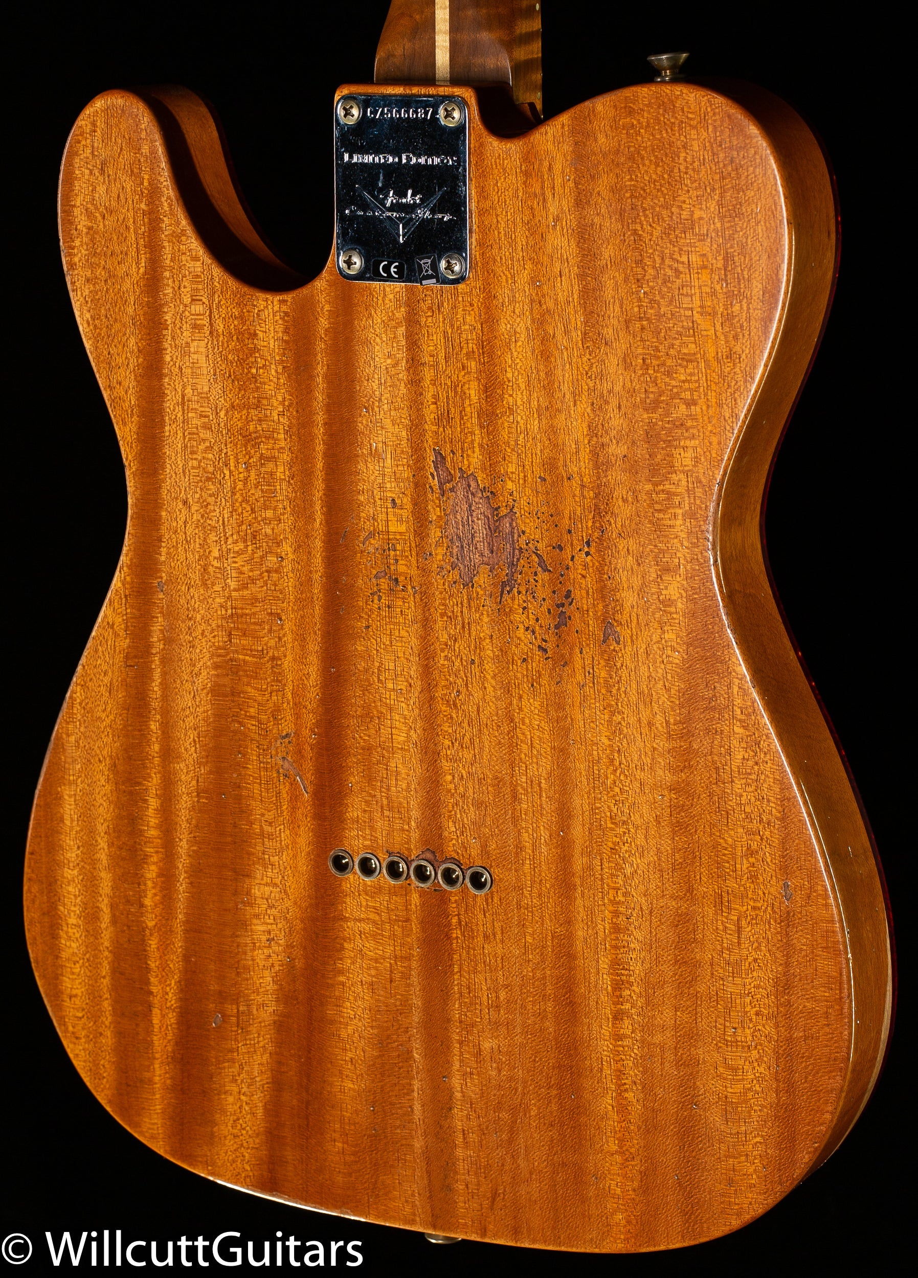 Fender Custom Shop LTD P90 Thinline Telecaster Relic Black (687)