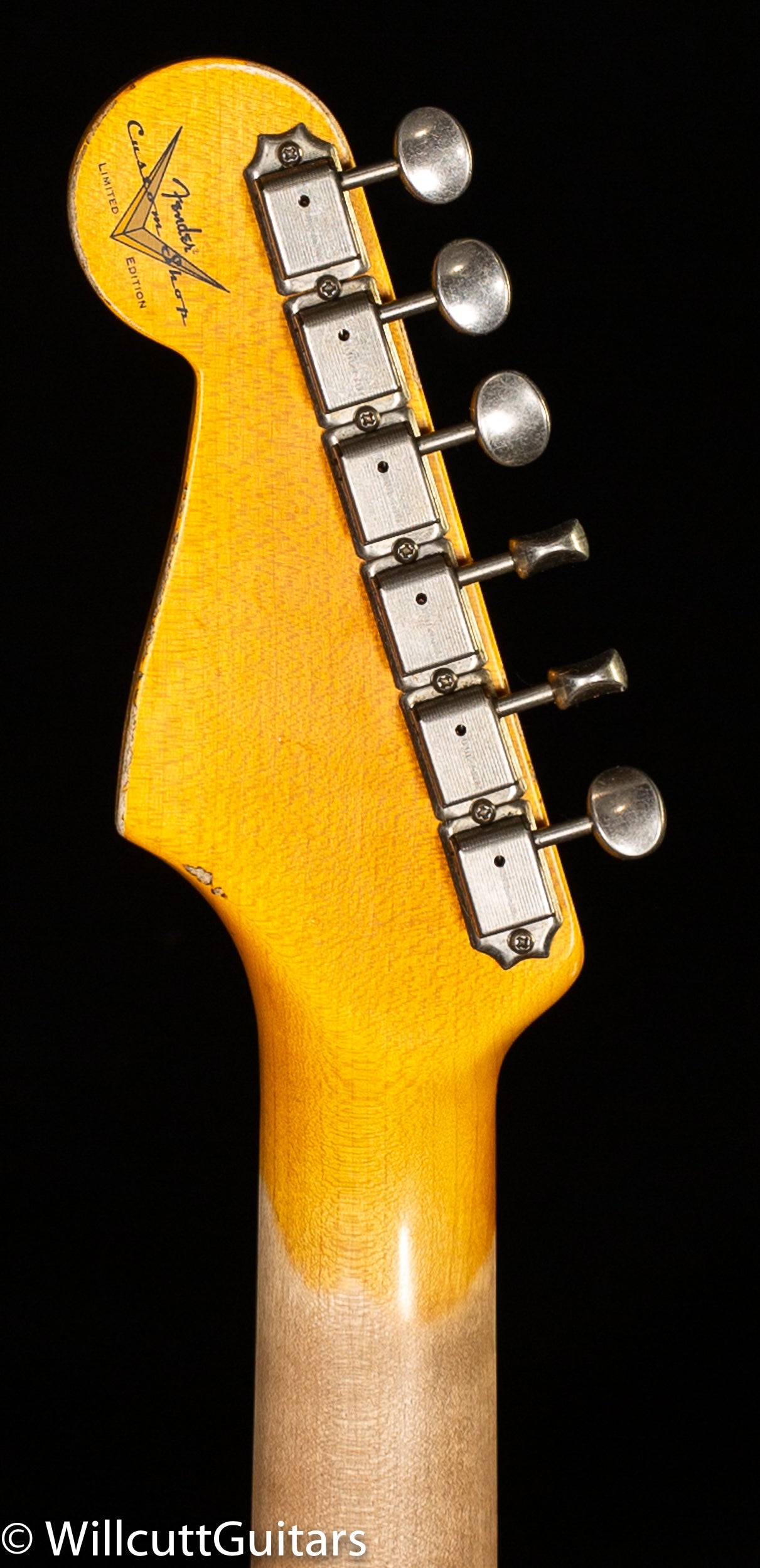 Fender Custom Shop 1962 Stratocaster Heavy Relic Faded Aged Surf Green over 3-Color Sunburst (854)