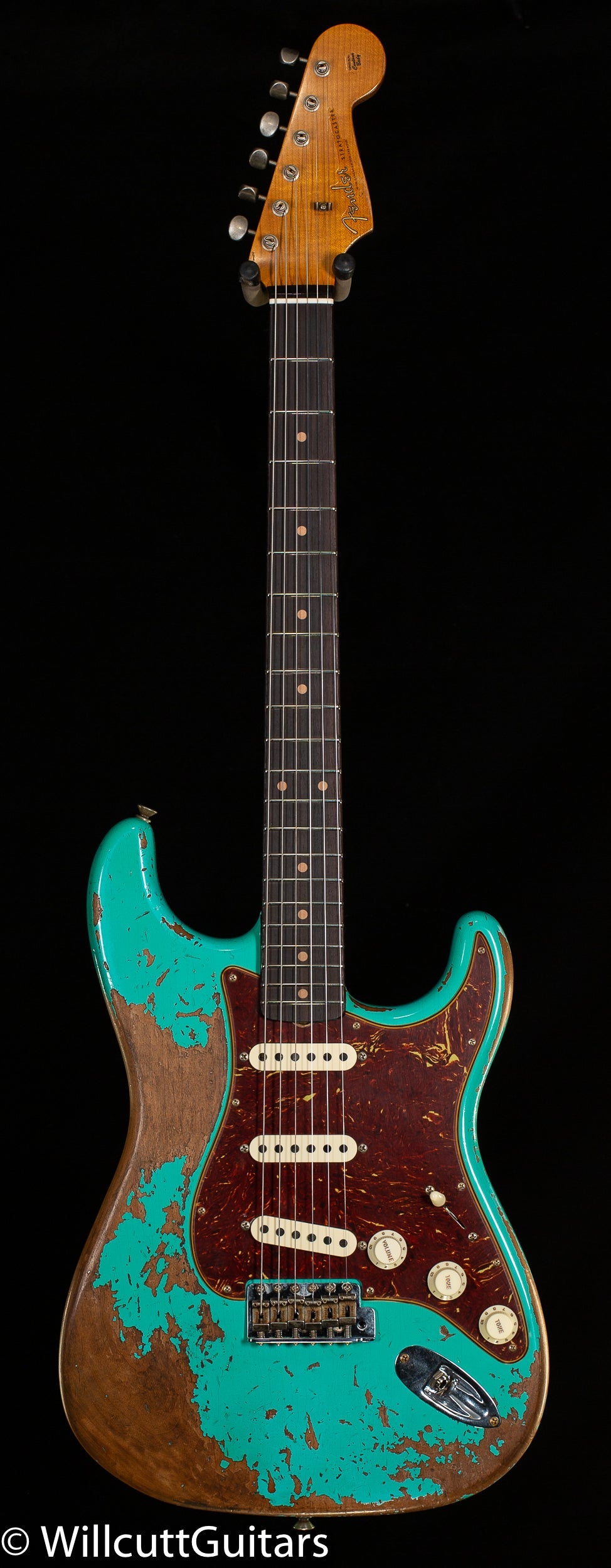 Fender Custom Shop Roasted 1960 Stratocaster Heavy Relic Aged Sea Foam Green (276)