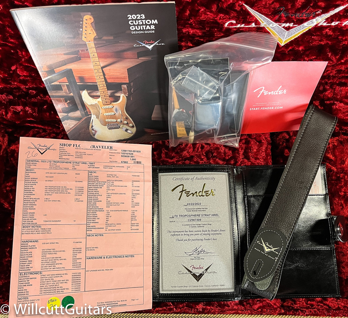 Fender Custom Shop LTD Troposphere Stratocater Heavy Relic Tobacco Sunburst (309)