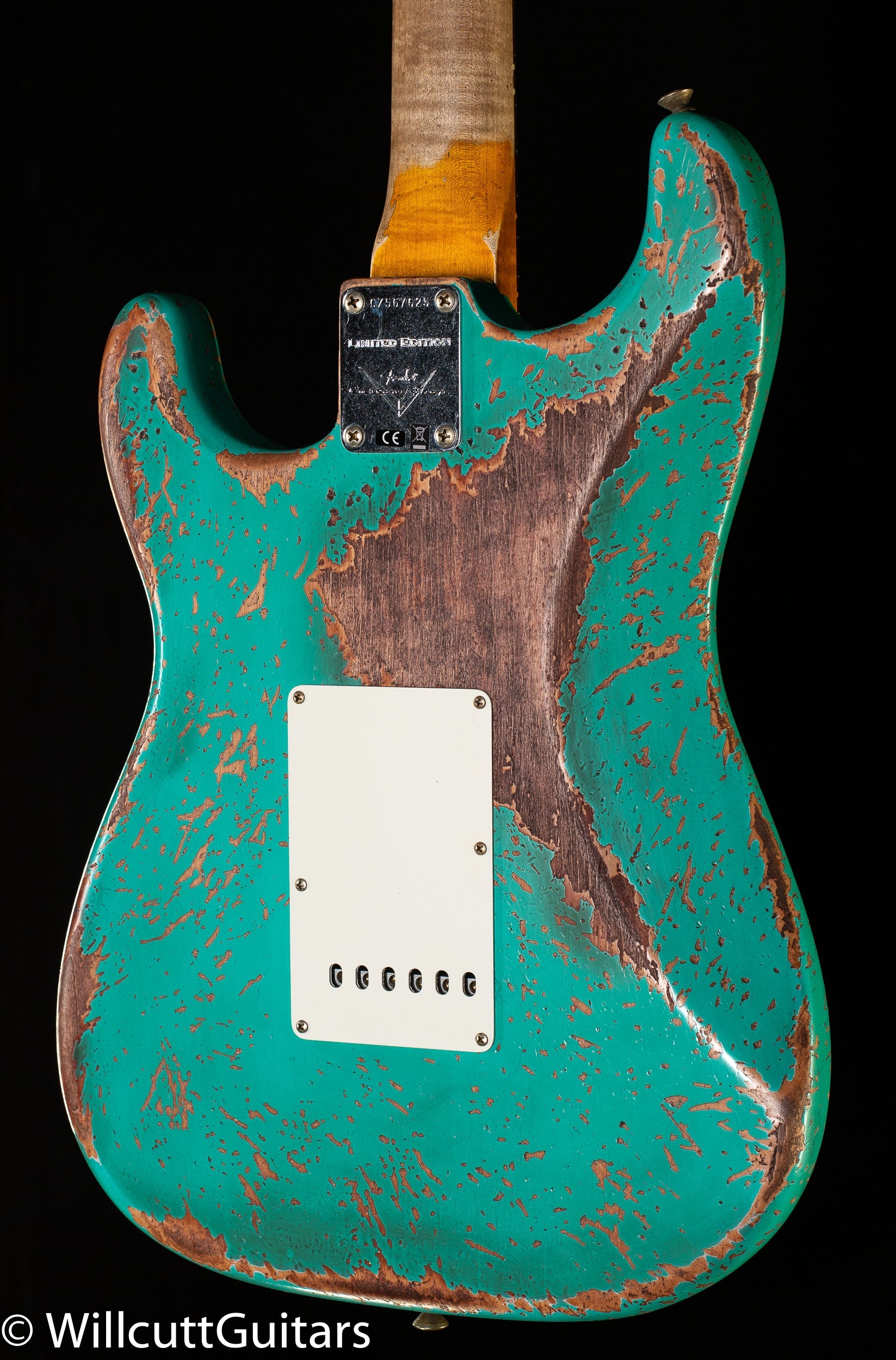 Fender Custom Shop 1960 Dual Mag II Stratocaster Super Heavy Relic Aged Sea Foam Green (625)