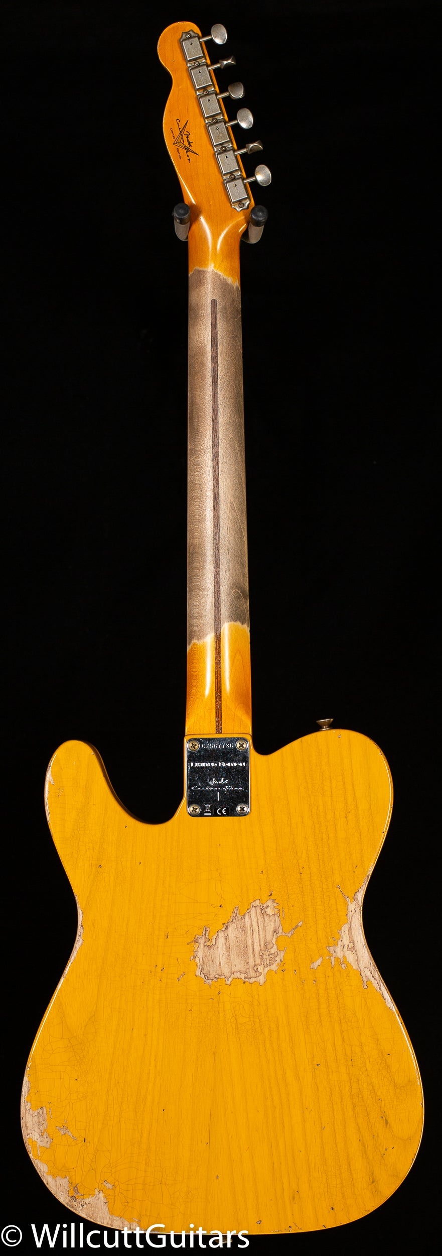 Fender Custom Shop CuNiFe Blackguard Telecaster Heavy Relic Aged Butterscotch Blonde Bigsby (736)