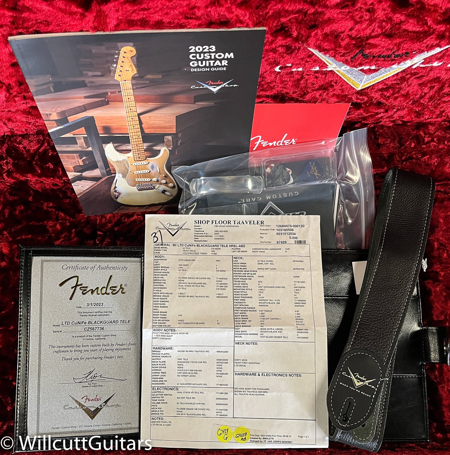 Fender Custom Shop CuNiFe Blackguard Telecaster Heavy Relic Aged Butterscotch Blonde Bigsby (736)