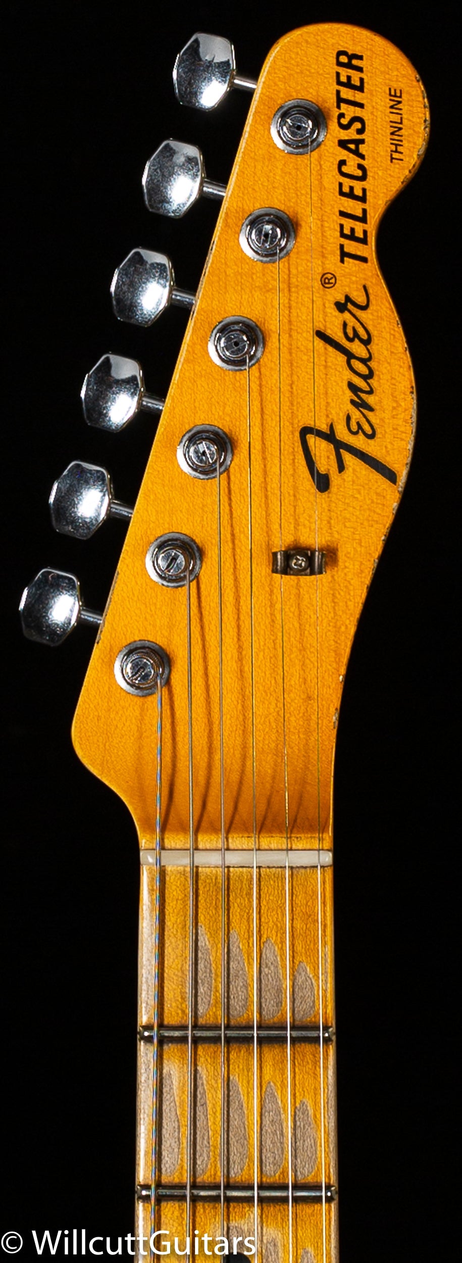 Fender Custom Shop 1972 Thinline Telecaster Custom Relic Aged Blue Floral (369)
