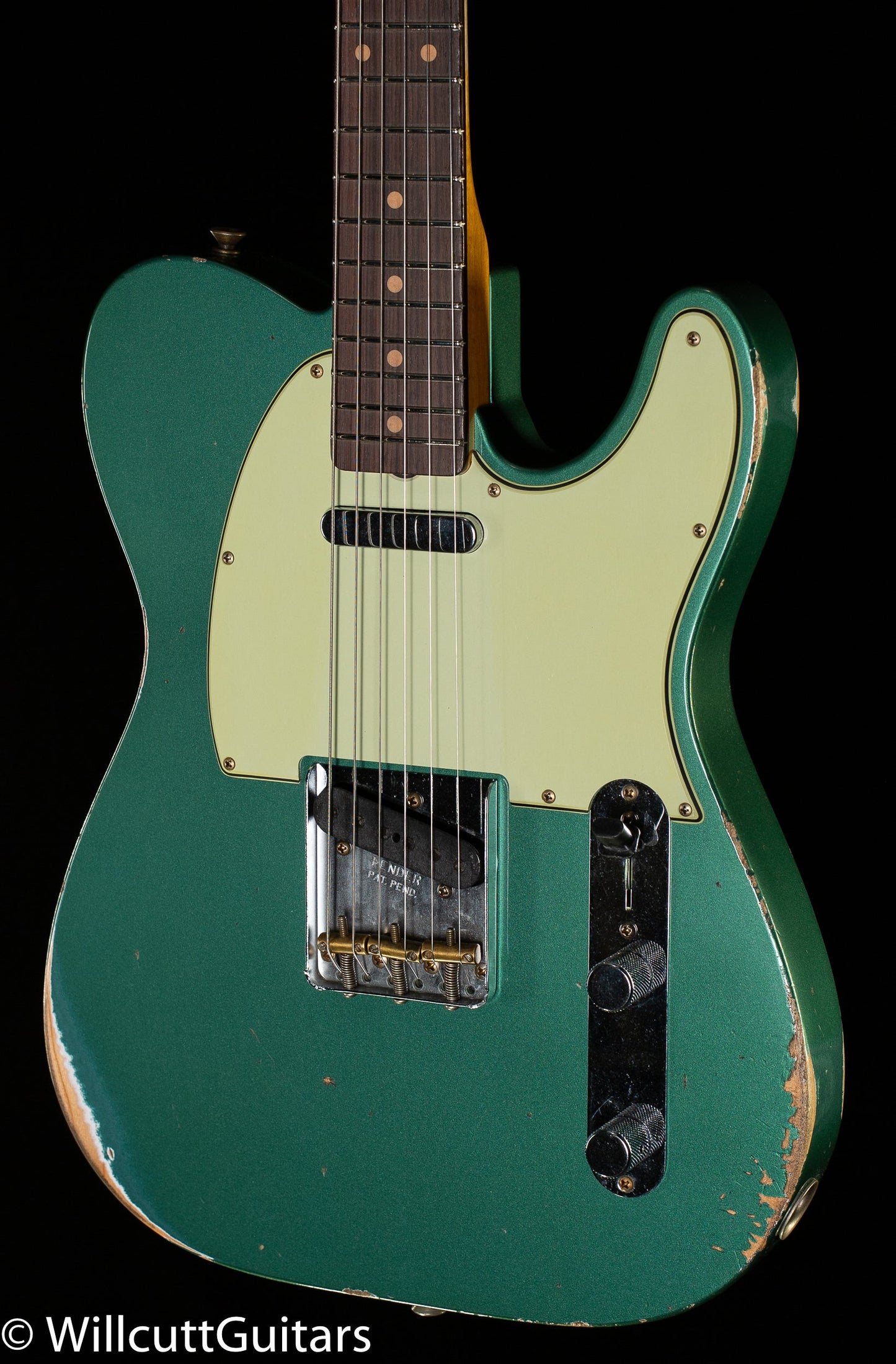 Fender Custom Shop LTD 1961 Telecaster Relic Aged Sherwood Green Metallic (400)