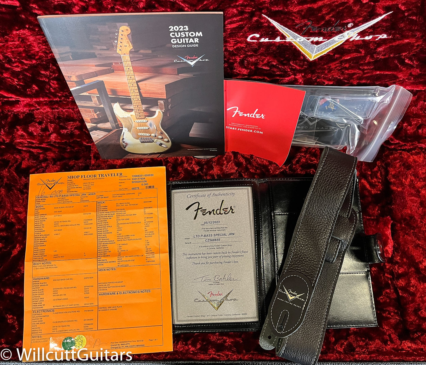 Fender Custom Shop LTD P-Bass Special Journeyman Relic Aged Dakota Red (655)