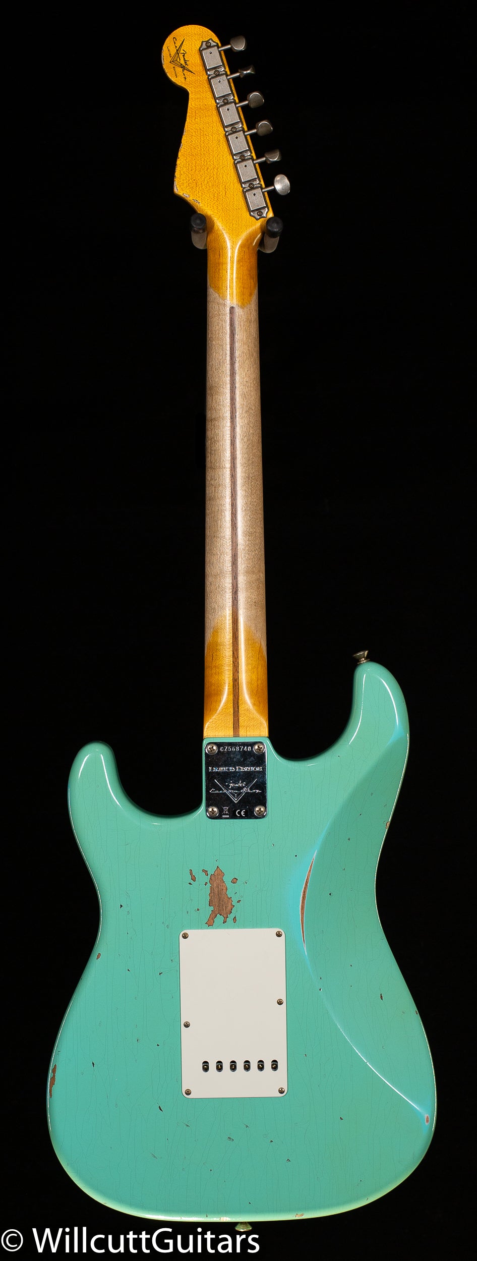 Fender Custom Shop Tomatillo Stratocaster Relic Super Faded Aged Sea Foam Green (740)