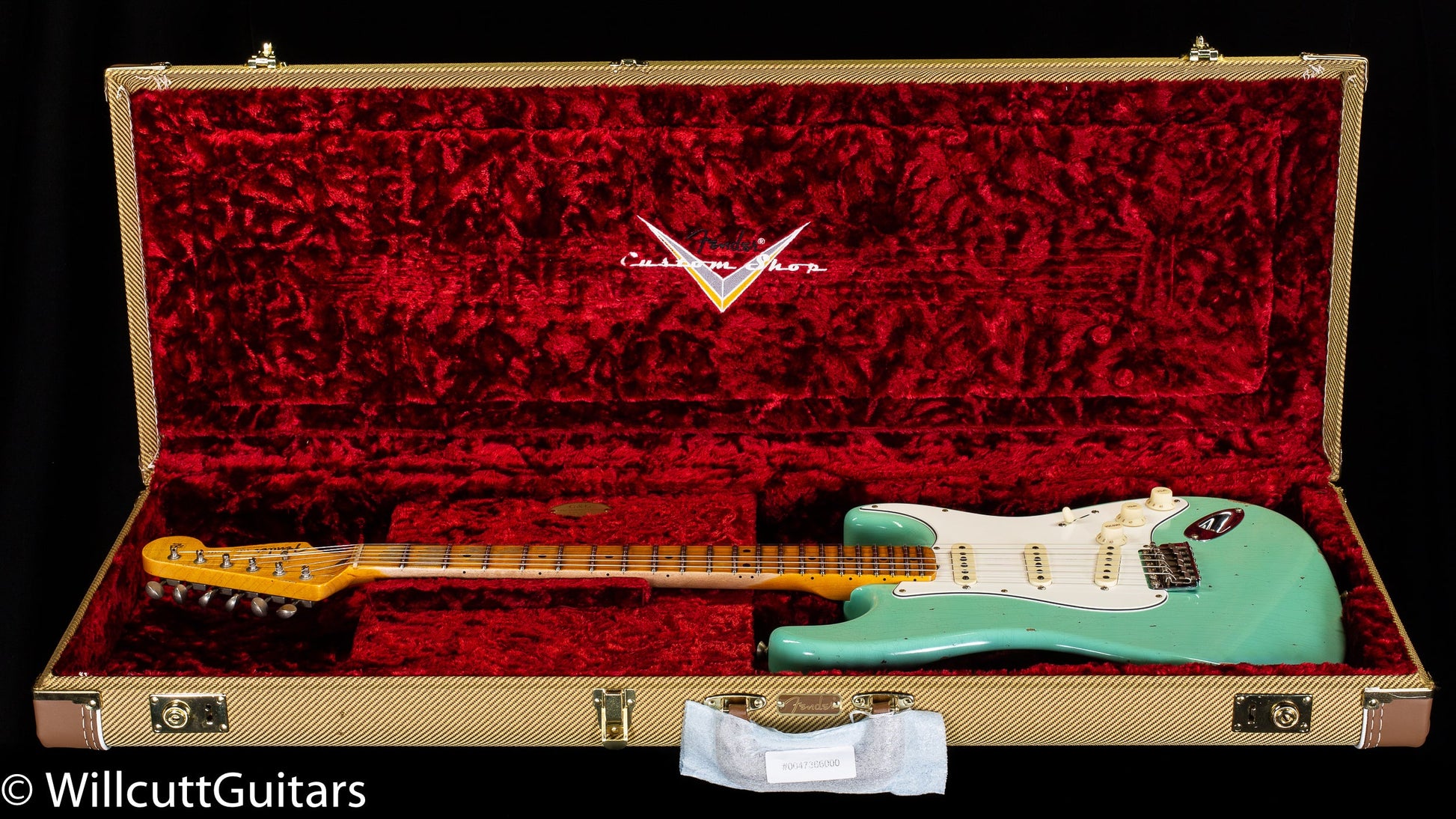 Fender Custom Shop Tomatillo Stratocaster Relic Super Faded Aged Sea Foam Green (740)