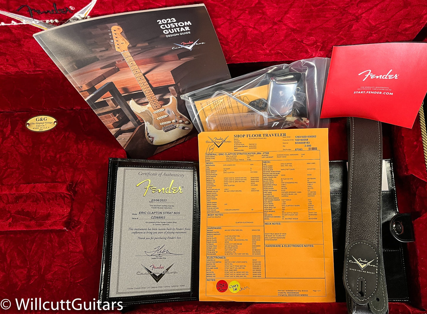 Fender Custom Shop Eric Clapton Signature Stratocaster Journeyman Relic 2-Color Sunburst (953)