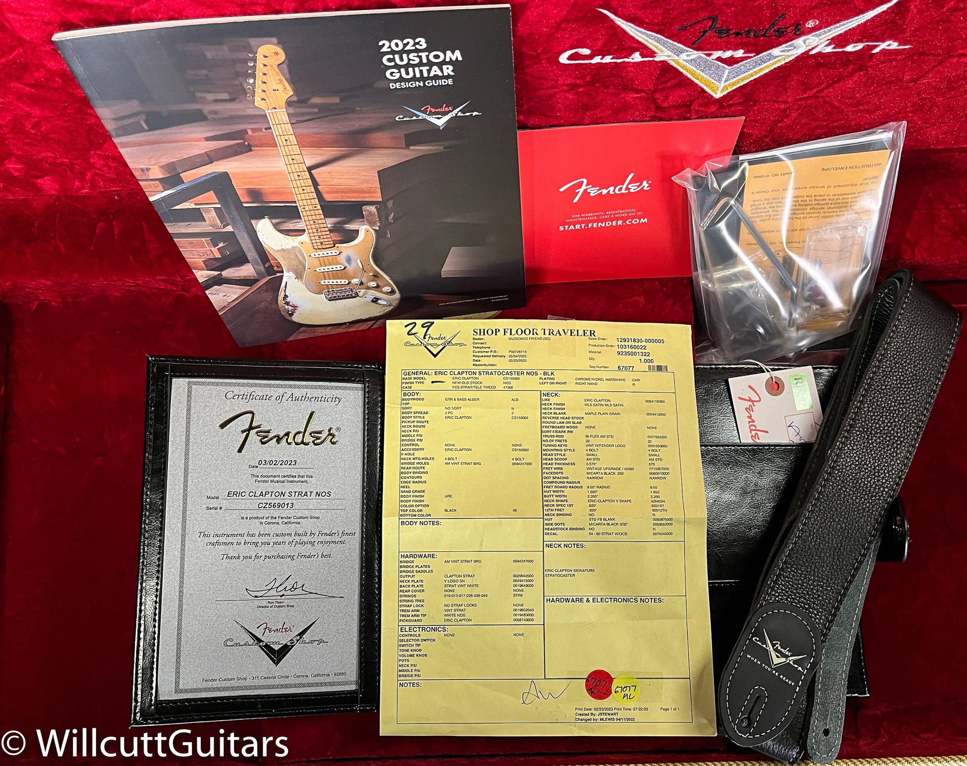 Fender Custom Shop Eric Clapton Stratocaster NOS Black (013)