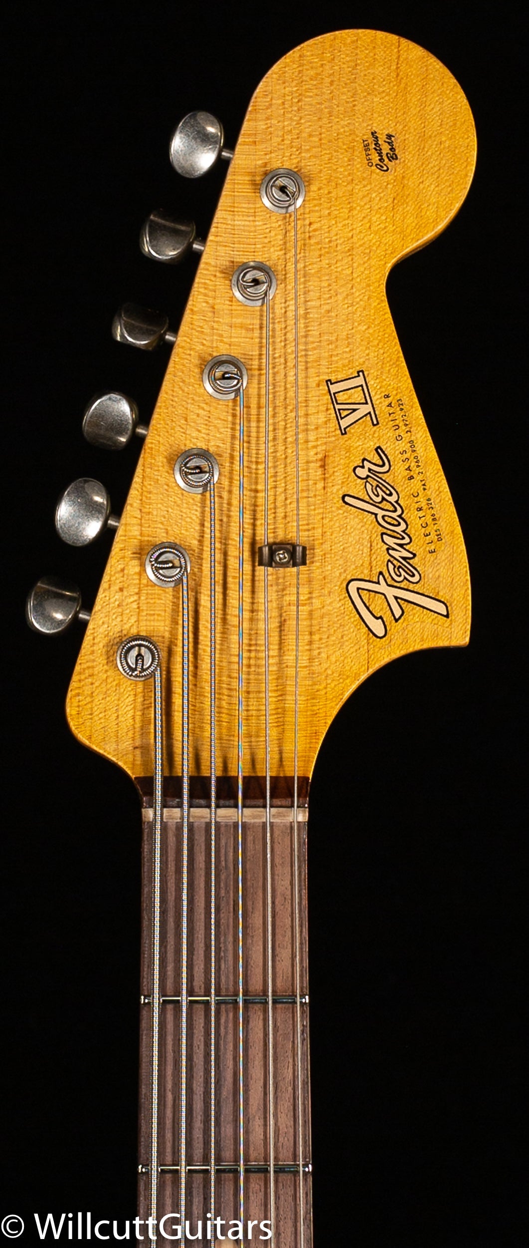 Fender Custom Shop Bass VI Journeyman Relic Aged Sherwood Green Metallic (204)