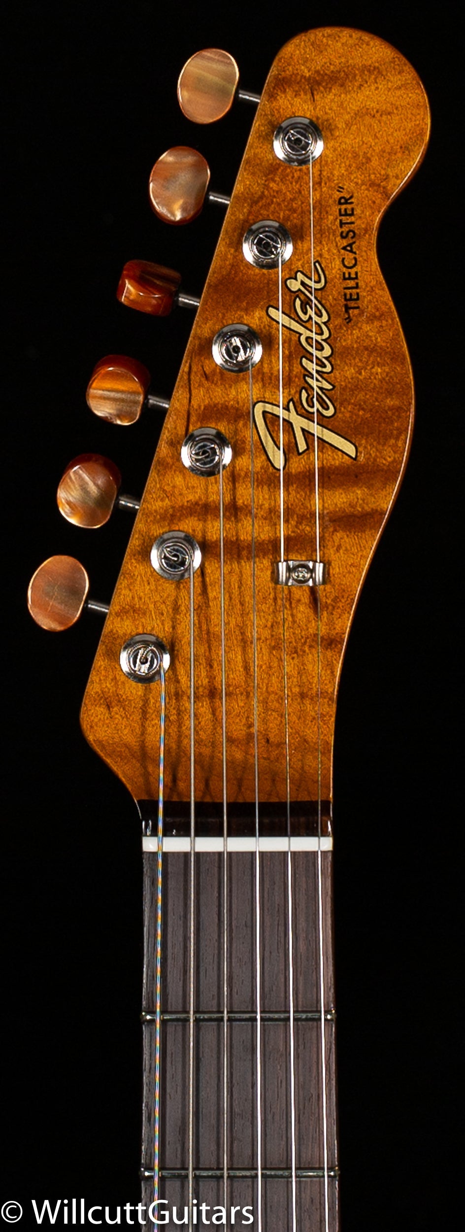 Fender Custom Shop Artisan Dual P90 Maple Burl Tele NOS, Rosewood Fingerboard, Aged Natural (310)