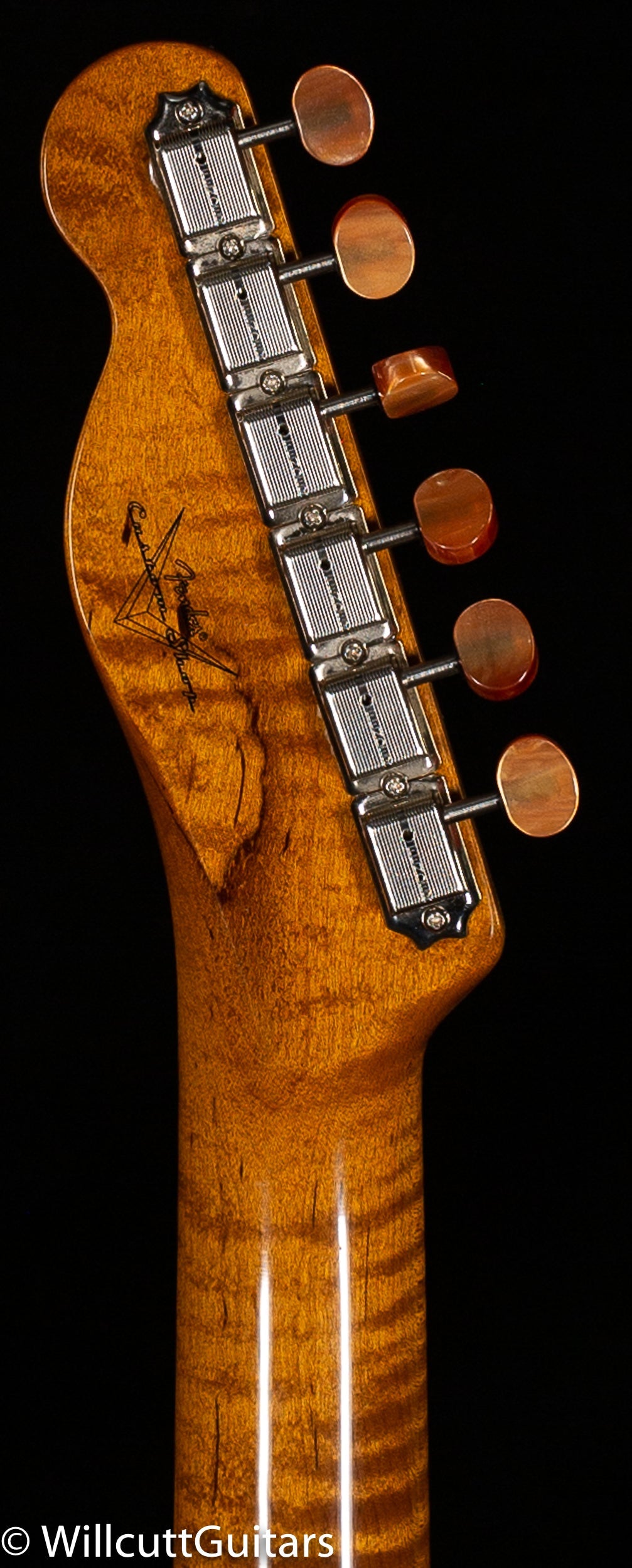 Fender Custom Shop Artisan Dual P90 Maple Burl Tele NOS, Rosewood Fingerboard, Aged Natural (310)