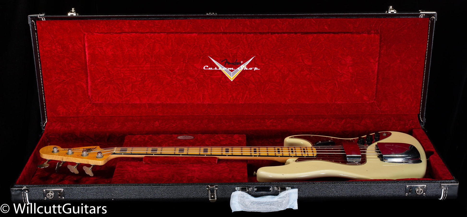 Fender Custom Shop '68 Jazz Bass Journeyman Relic Vintage White (337)