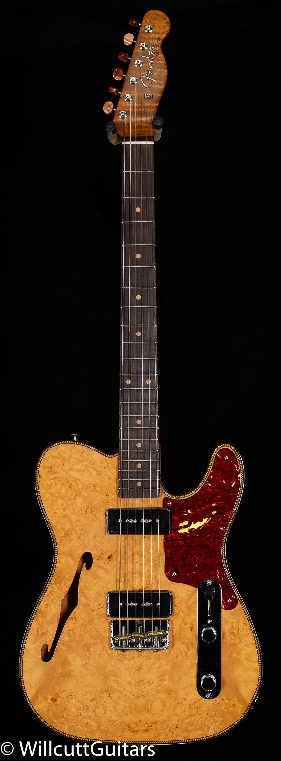 Fender Custom Shop Artisan Telecaster Dual P90 Maple Burl Aged Natural (517)