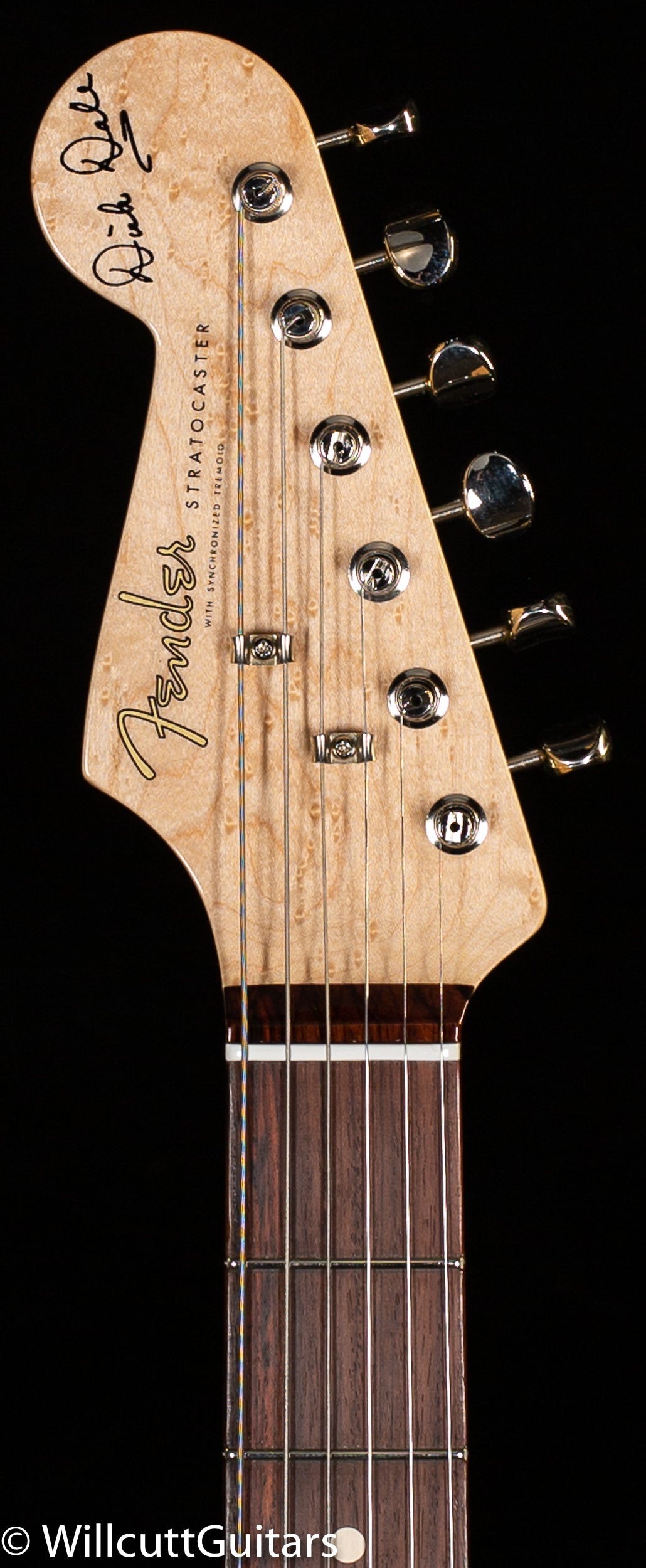 Fender Custom Shop Dick Dale Stratocaster Rosewood Fingerboard Chartreuse Sparkle (574)
