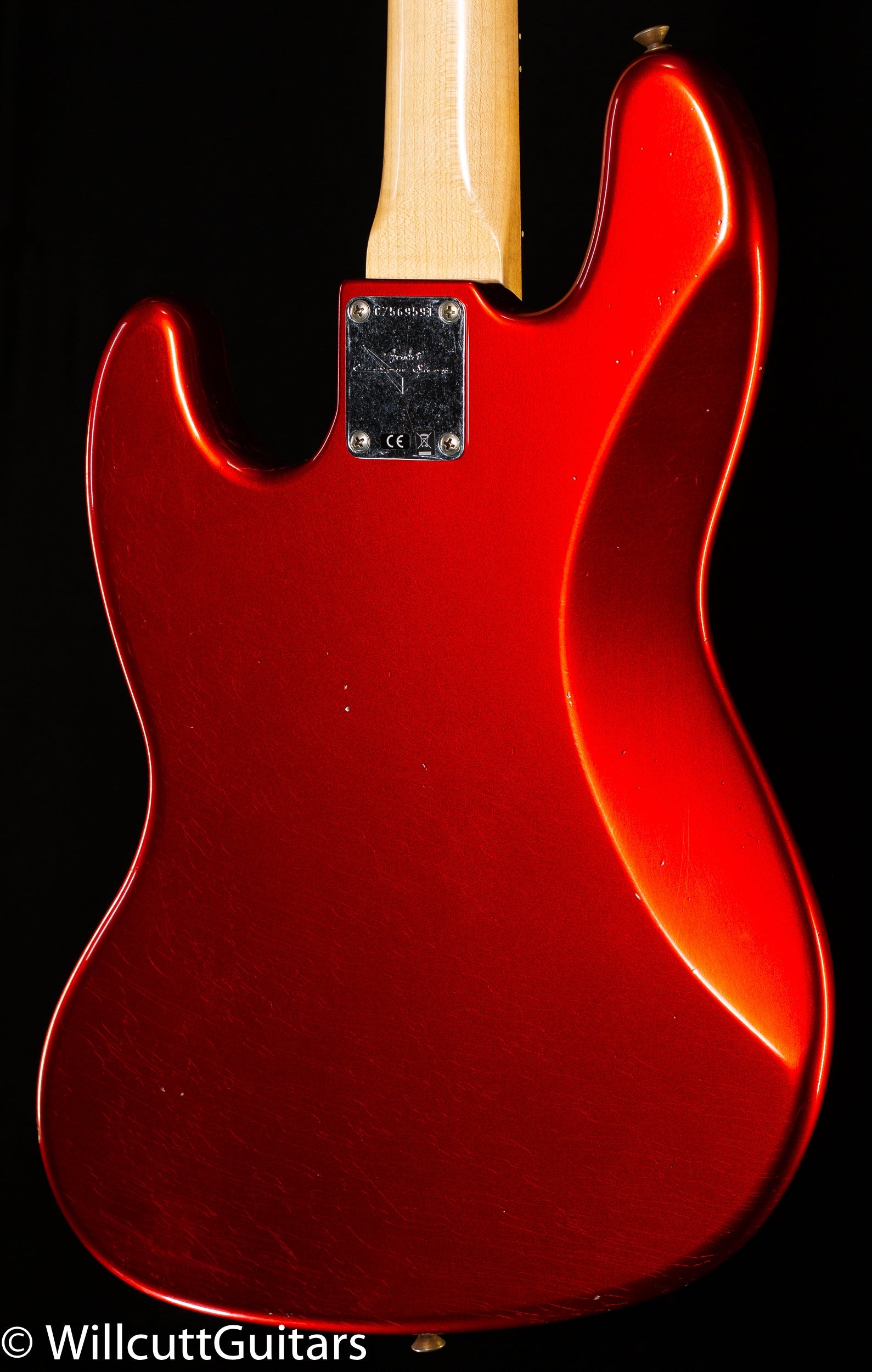 Fender Custom Shop 1968 Jazz Bass Journeyman Relic Aged Candy Apple Red (591)