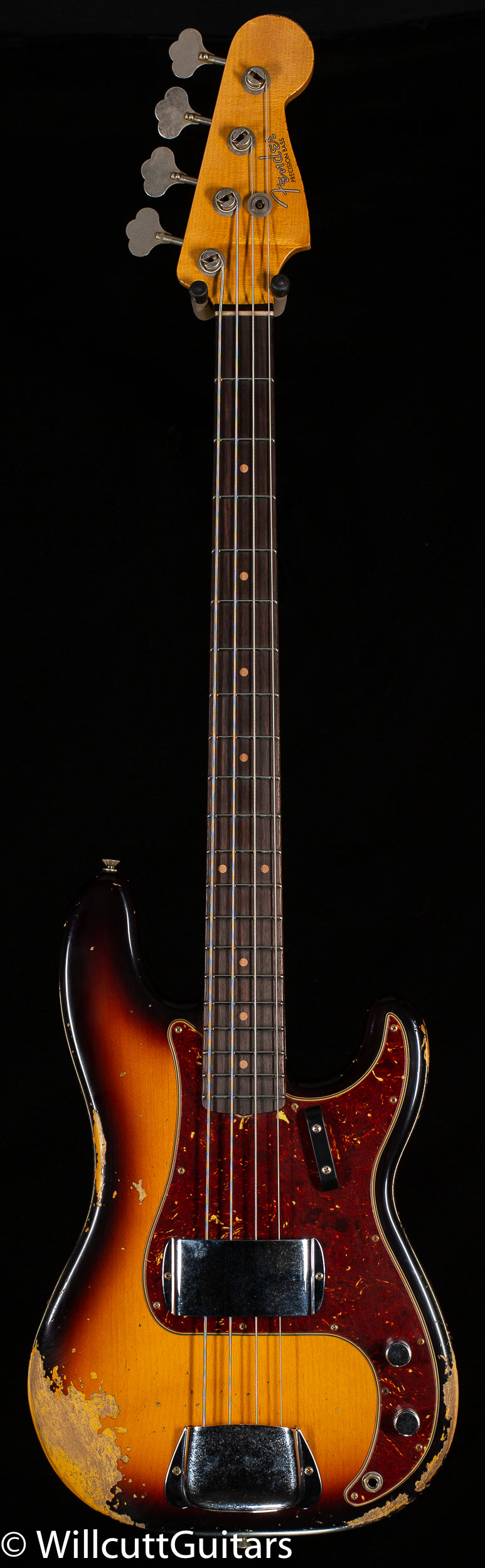 Fender Custom Shop LTD 1963 Precision Bass Heavy Relic Faded Aged 3-Tone Sunburst (813)