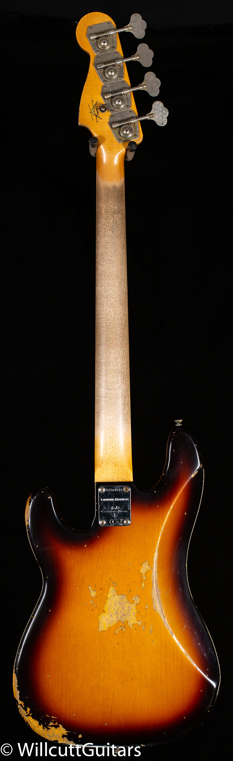 Fender Custom Shop LTD 1963 Precision Bass Heavy Relic Faded Aged 3-Tone Sunburst (813)