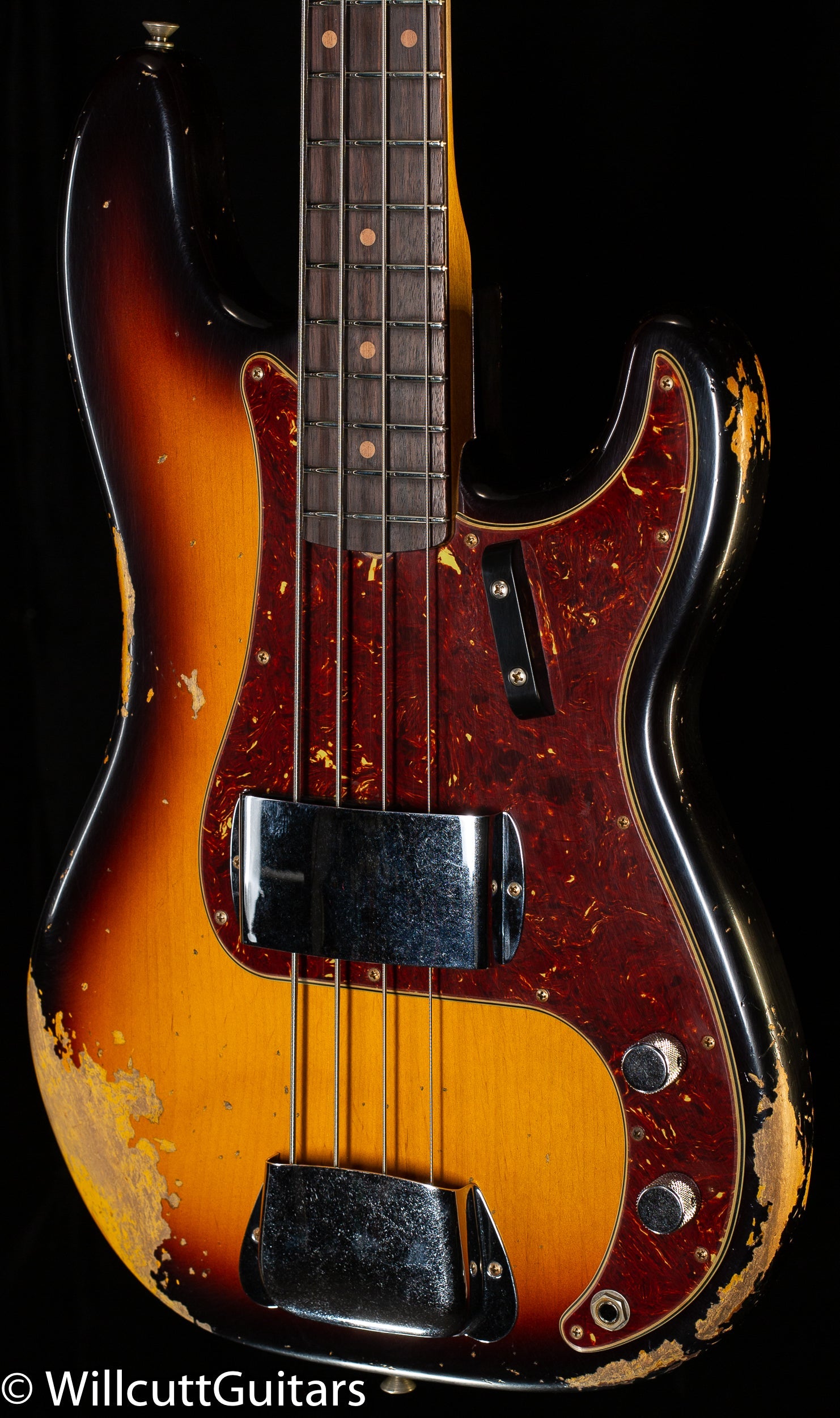 Fender Custom Shop LTD 1963 Precision Bass Heavy Relic Faded Aged 3-Tone Sunburst (813)