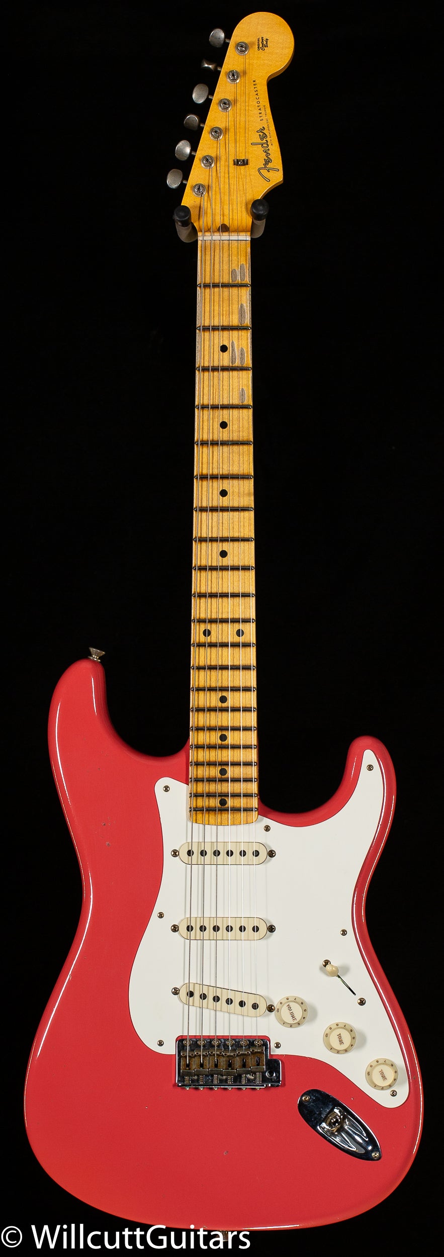 Fender Custom Shop LTD 1956 Stratocaster Journeyman Relic Super Faded Aged Fiesta Red (836)