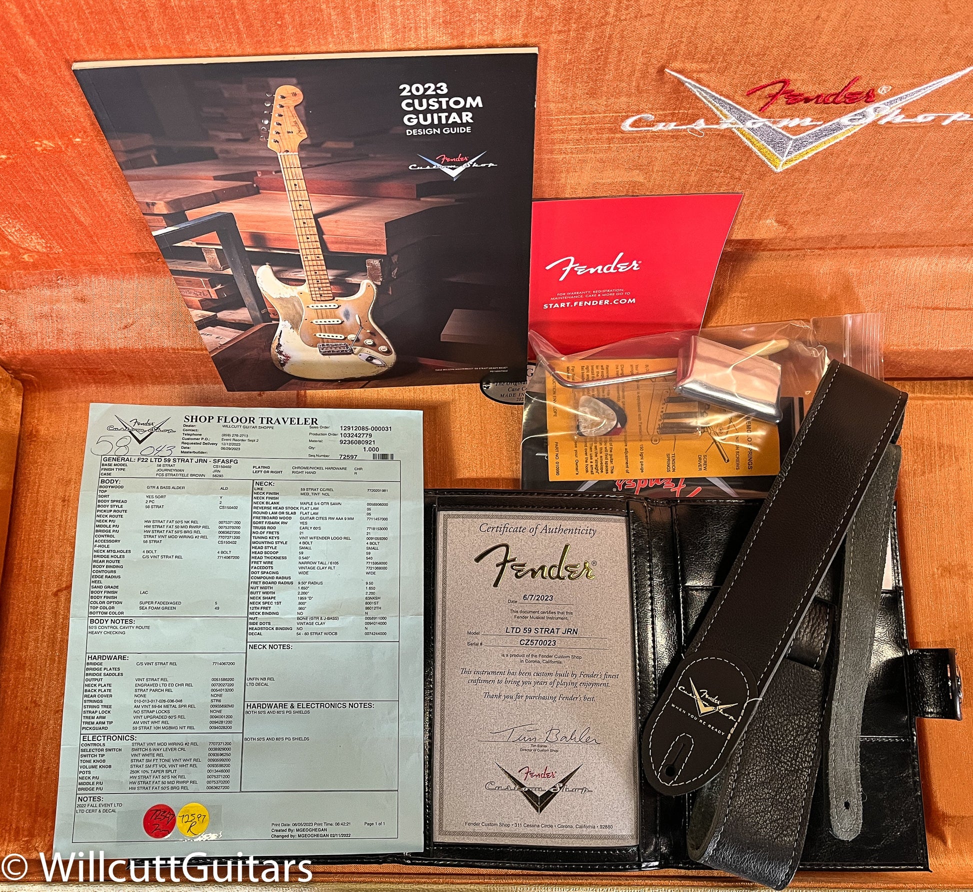 Fender Custom Shop 1959 Stratocaster Journeyman Relic Super Faded Aged Sea Foam Green (023)