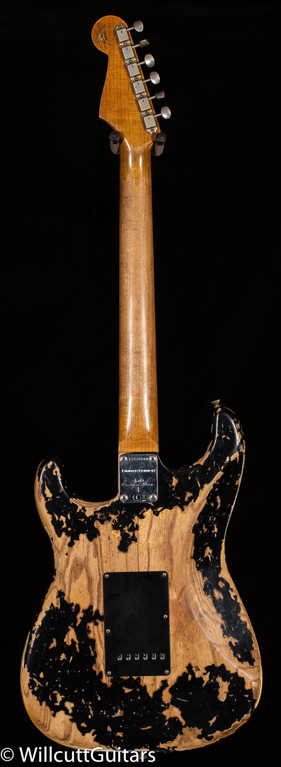Fender Custom Shop LTD Poblano Stratocaster Super Heavy Relic Aged Black (104)
