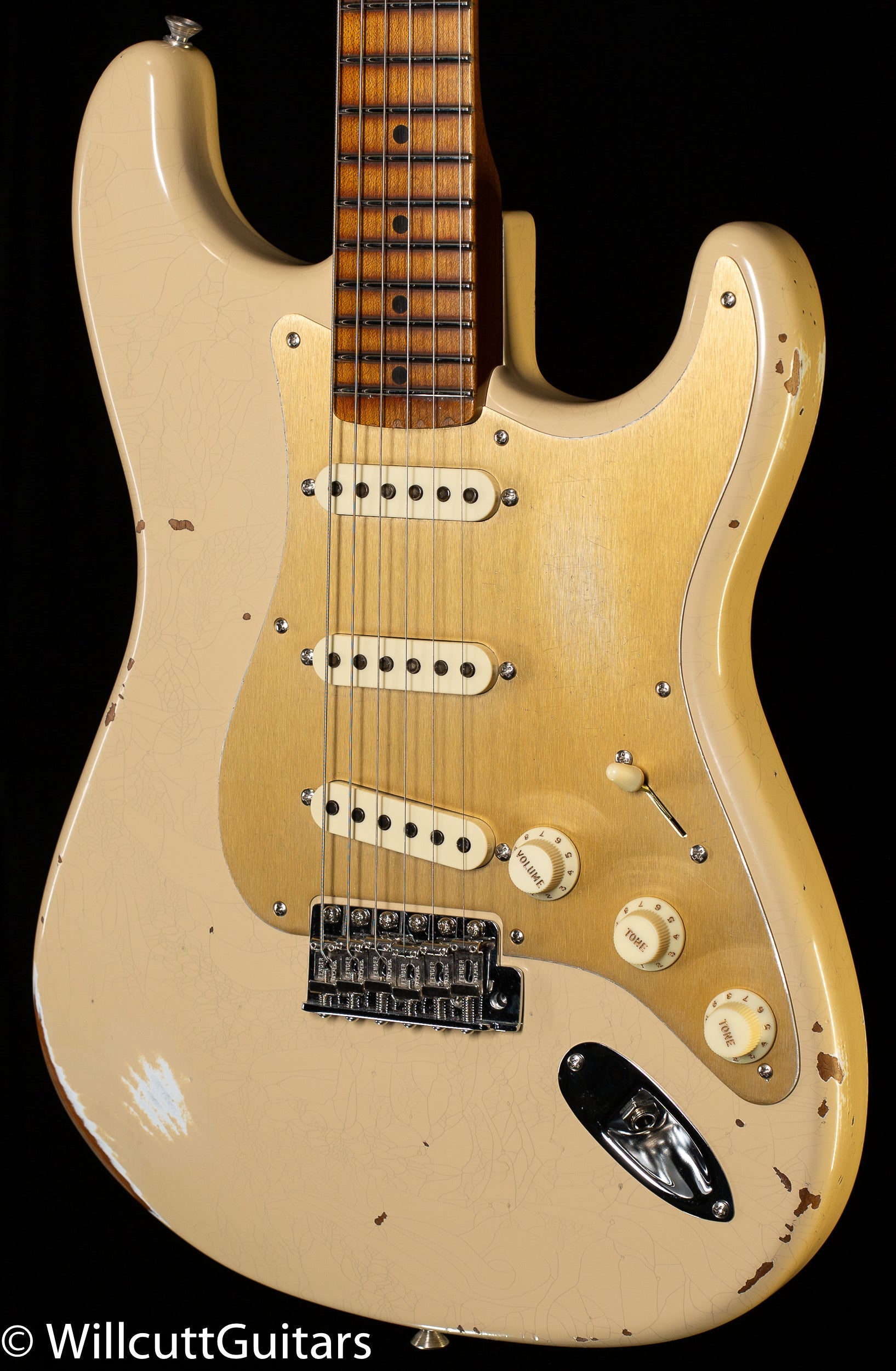 Fender Custom Shop LTD Roasted 1956 Stratocaster Relic Desert Sand Poblano (154)